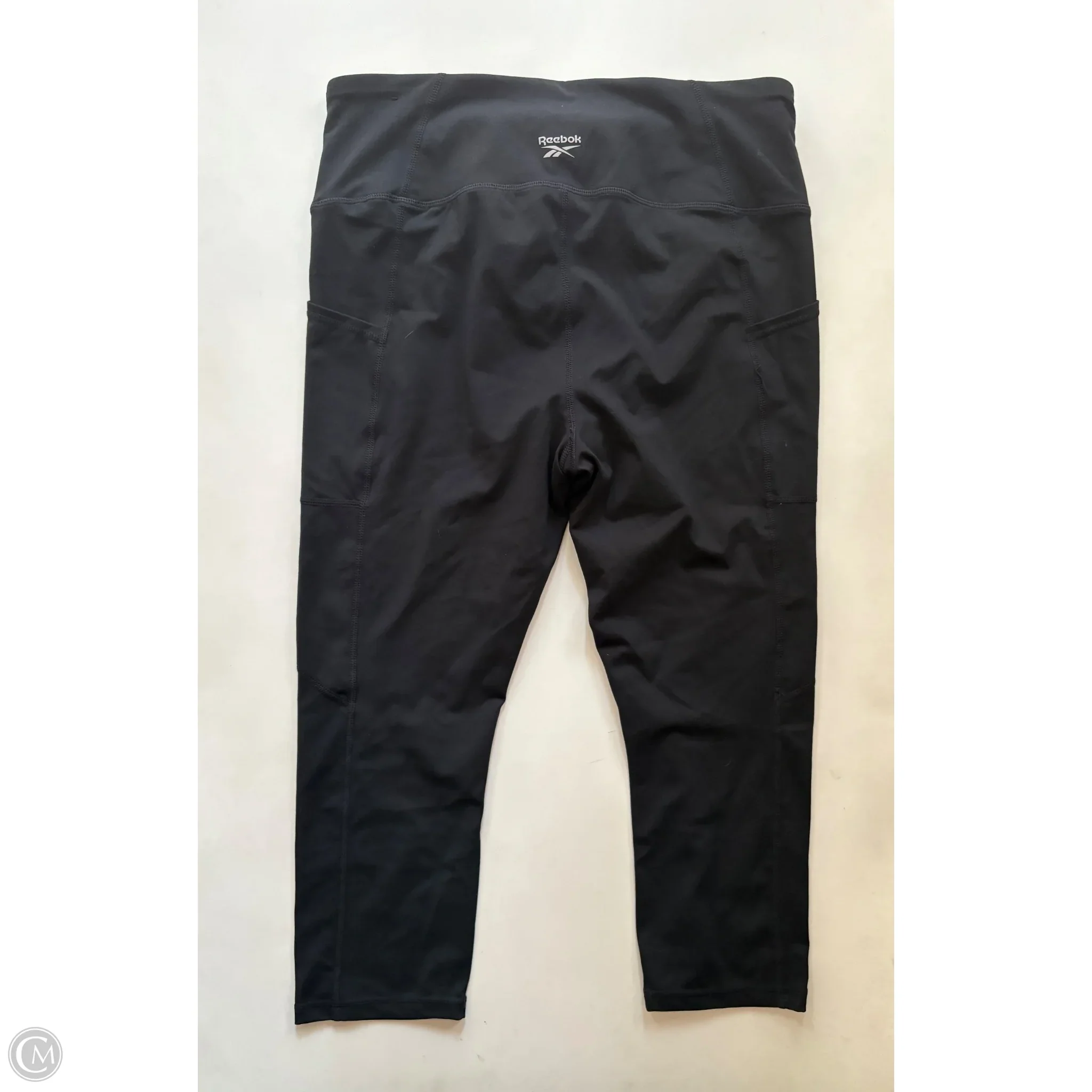 Athletic Leggings By Reebok In Black, Size: Xl - Image 2
