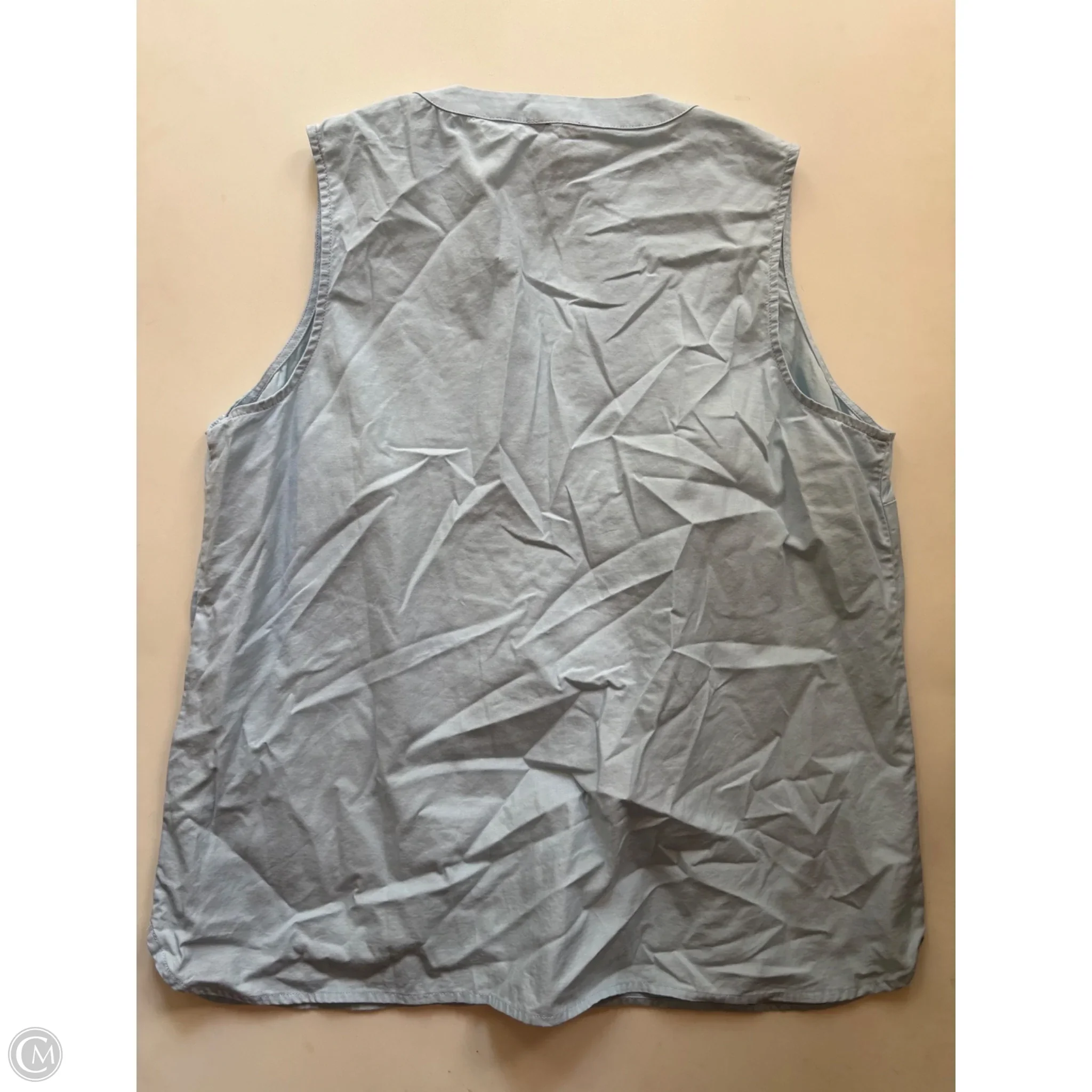 Top Sleeveless By Chaps In Blue, Size: Xl - Image 2