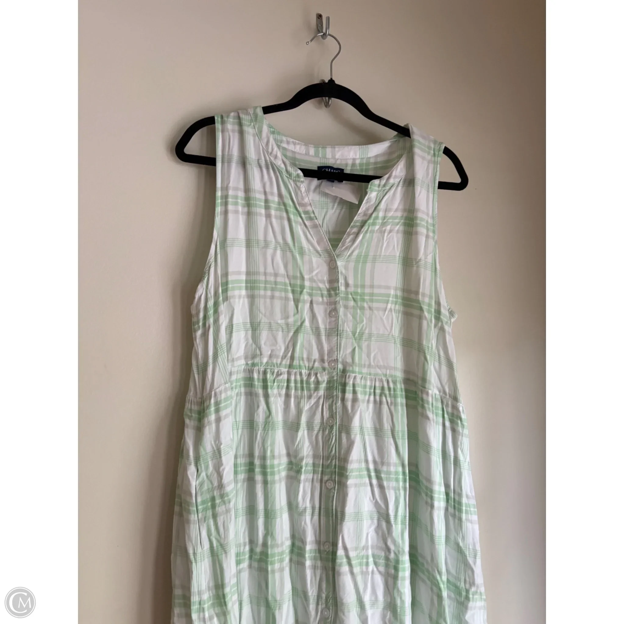 Dress Casual Maxi By Chaps In Striped Pattern, Size: Xl - Image 3
