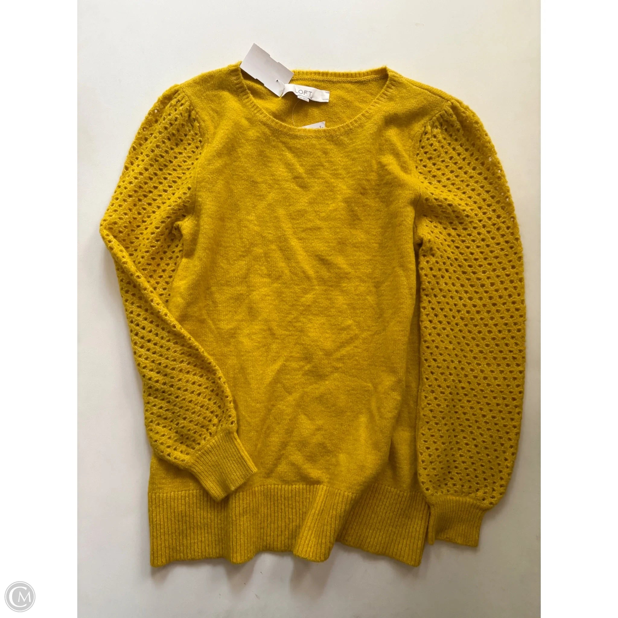 Sweater By Loft In Yellow, Size: Xs - Image 1