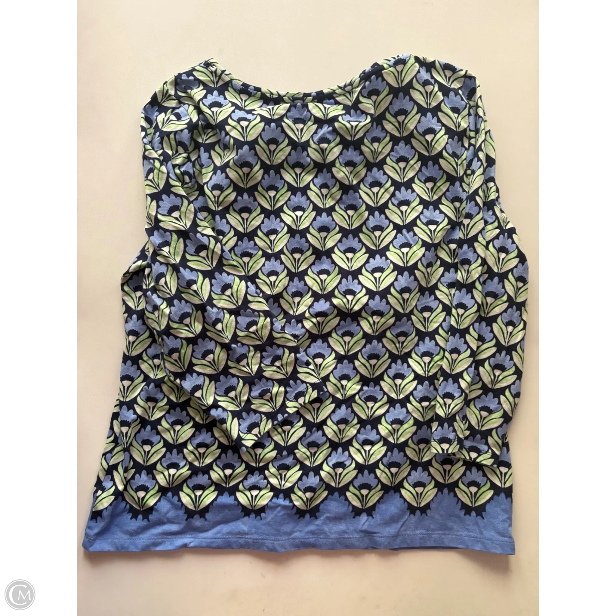 Top Long Sleeve By Talbots In Floral Print, Size: Xl - Image 2
