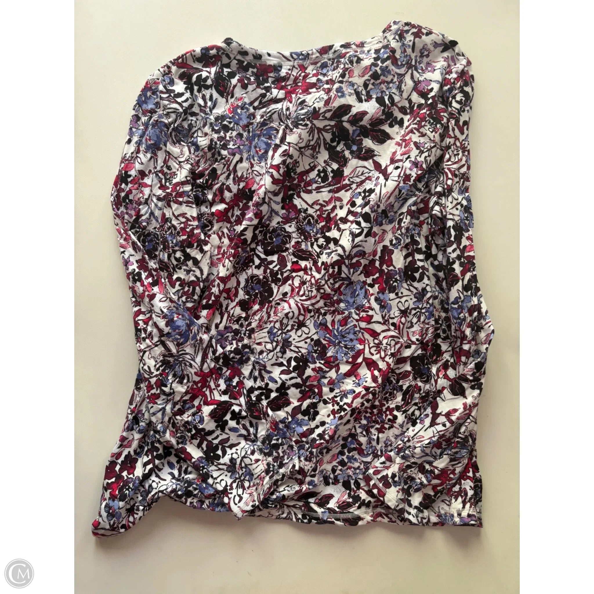Top Long Sleeve By Talbots In Multi-colored, Size: Xl - Image 2