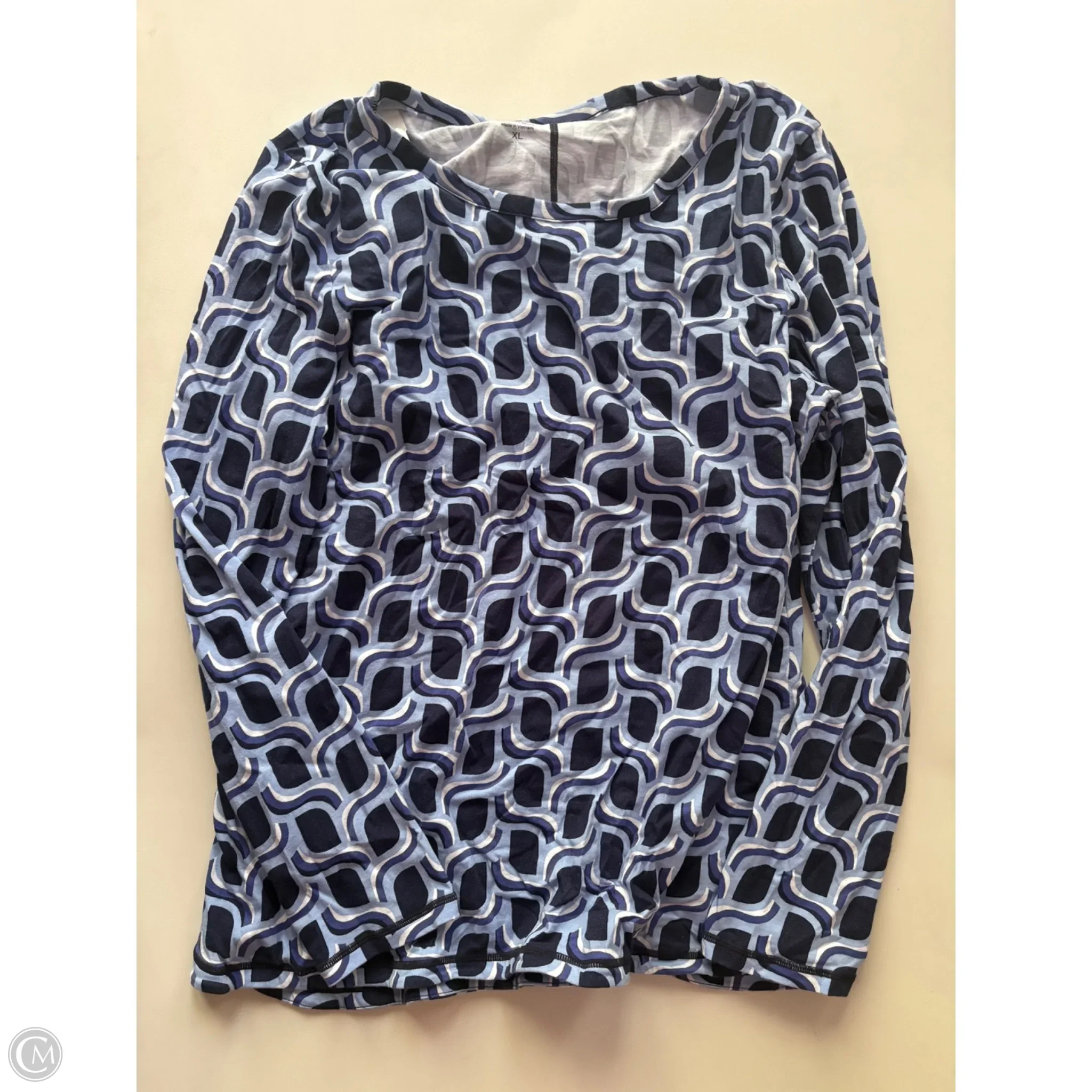Top Long Sleeve By Talbots In Blue, Size: Xl - Image 1