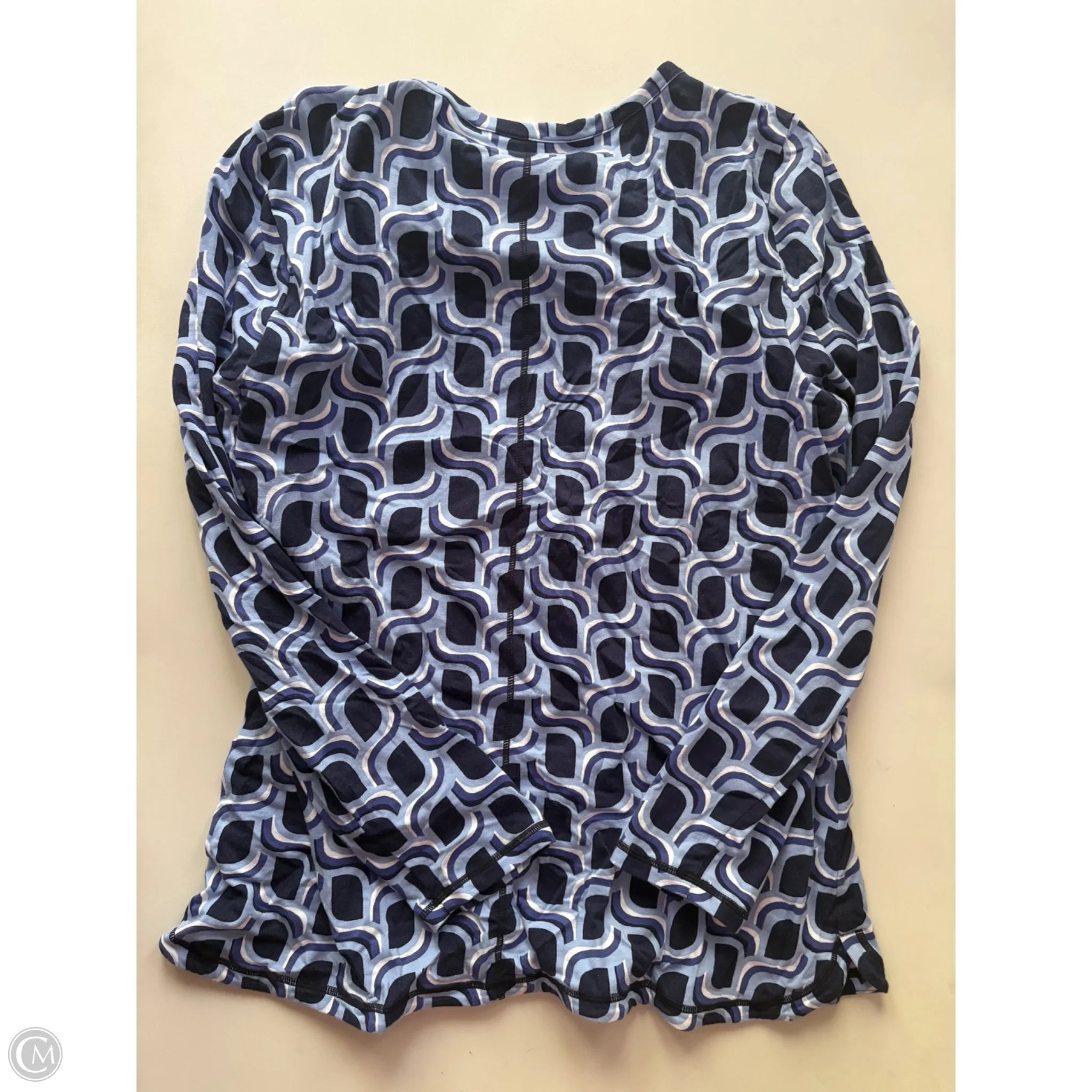 Top Long Sleeve By Talbots In Blue, Size: Xl - Image 2