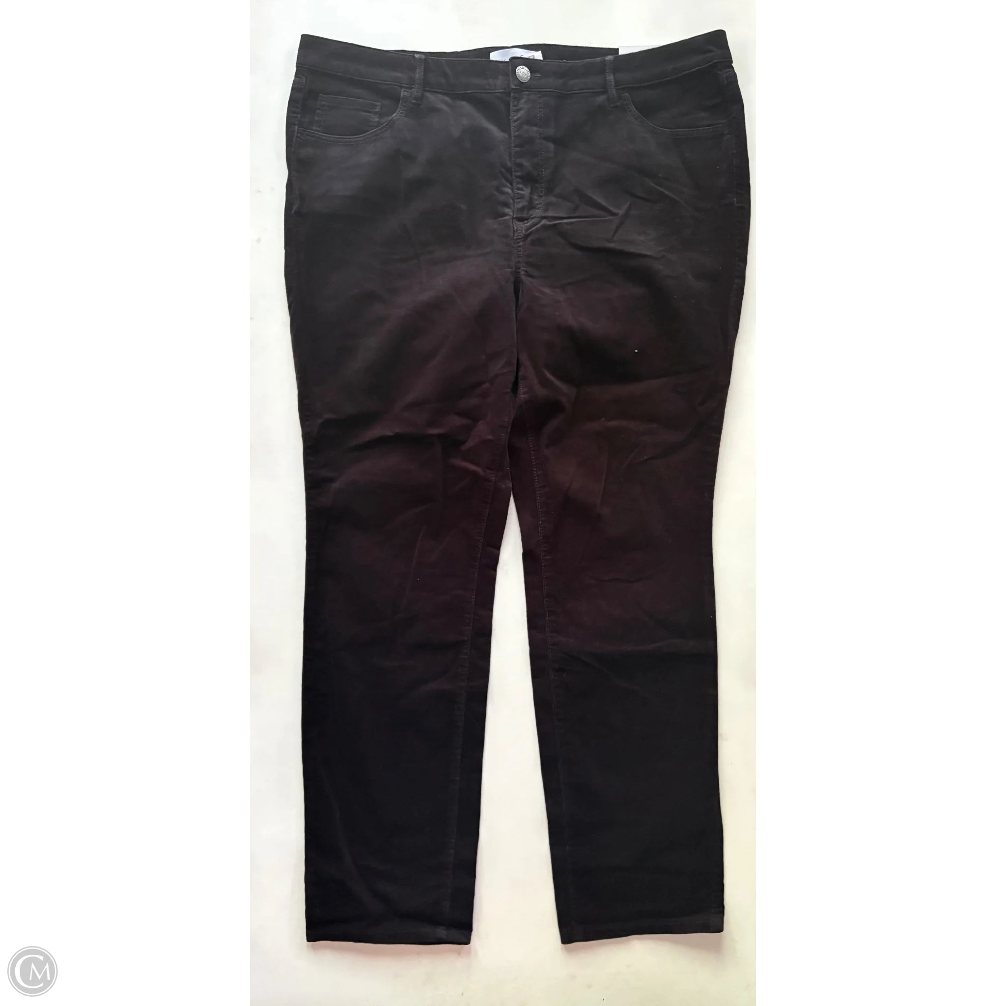 Pants Corduroy By Loft In Black, Size: 18 - Image 1