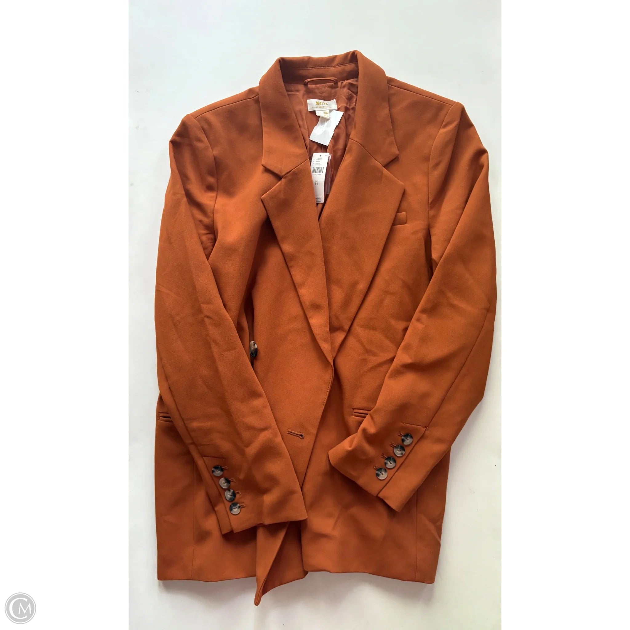 Blazer By Maeve In Orange, Size: L - Image 1