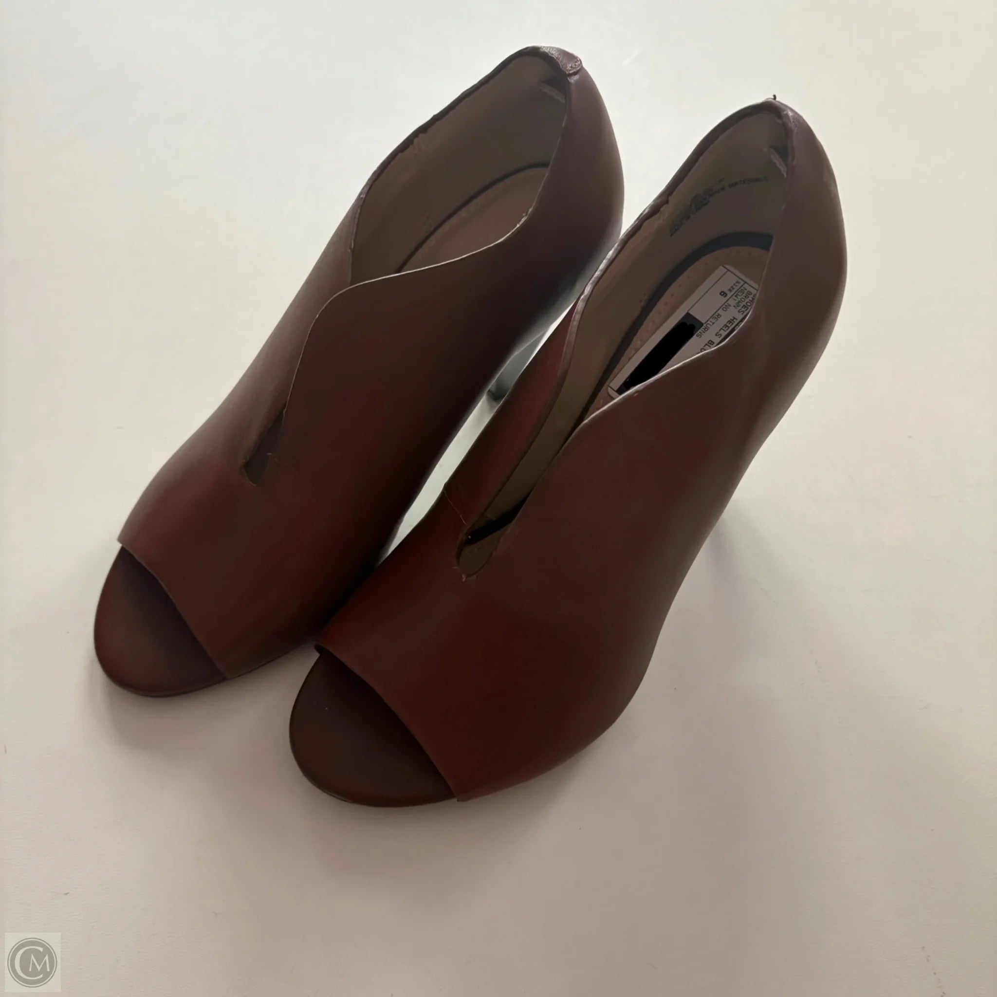 Shoes Heels Block By Limited In Brown, Size: 6 - Image 1