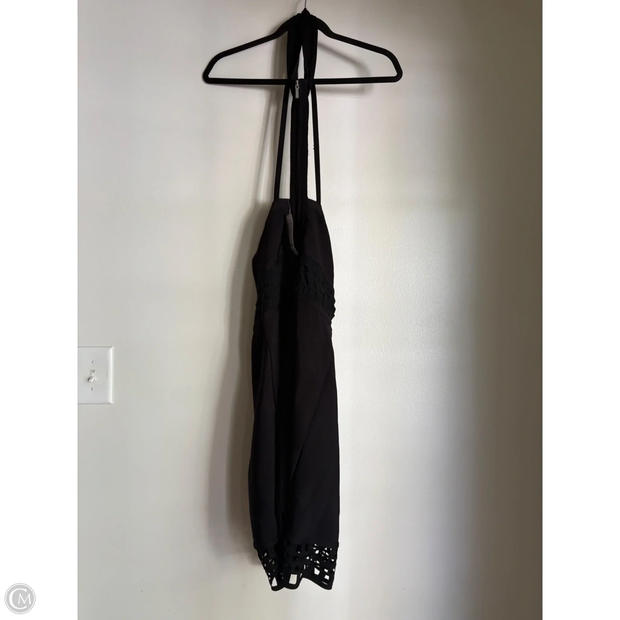 Dress Party Midi By Bebe In Black, Size: M - Image 1