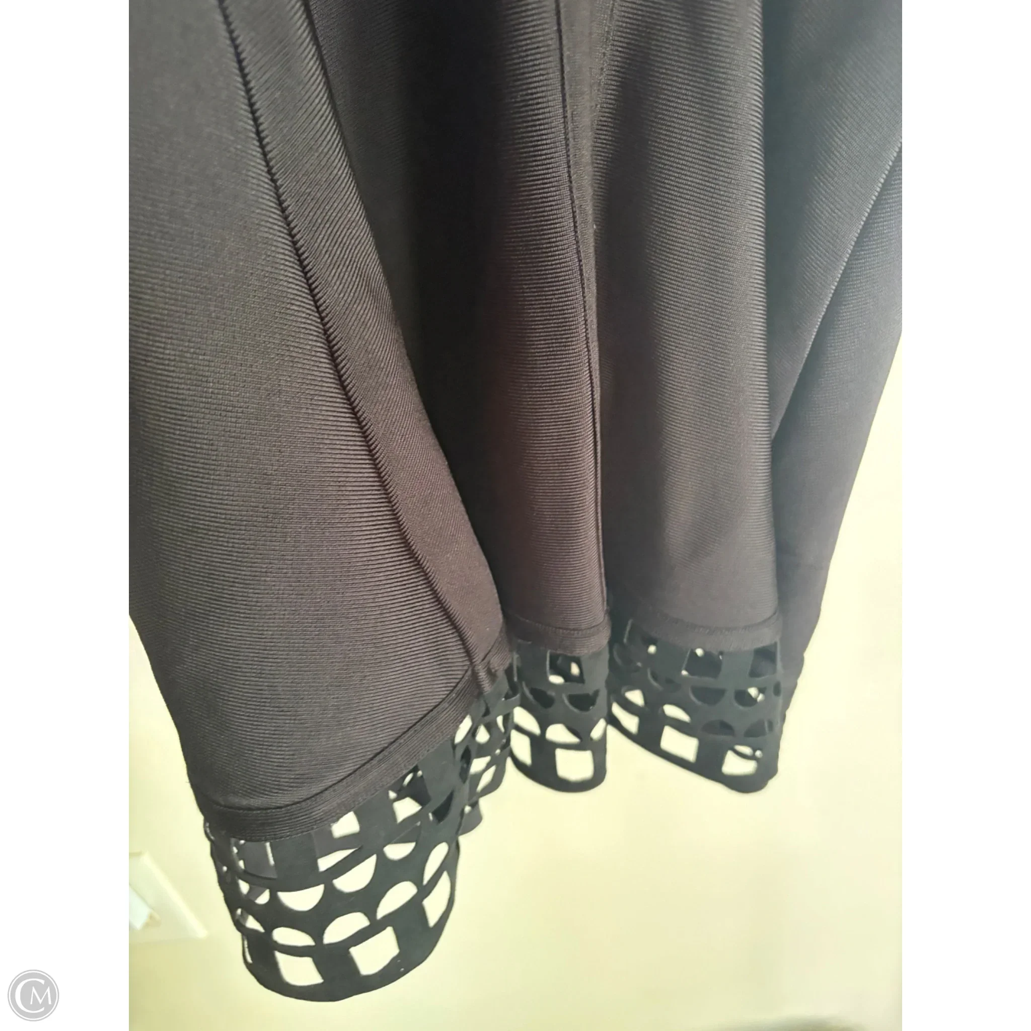 Dress Party Midi By Bebe In Black, Size: M - Image 3