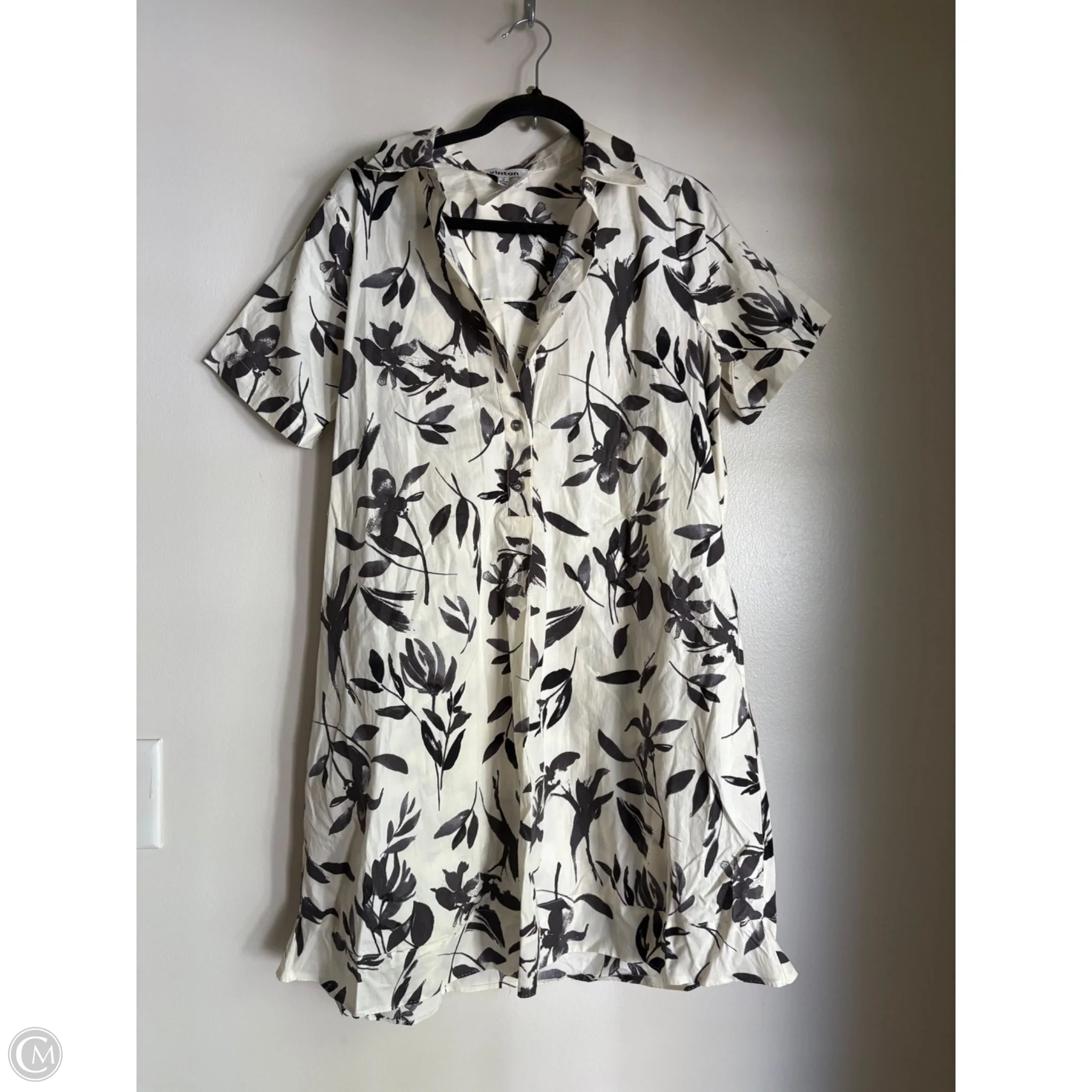 Dress Casual Maxi By Vinton In Cream, Size: S - Image 1
