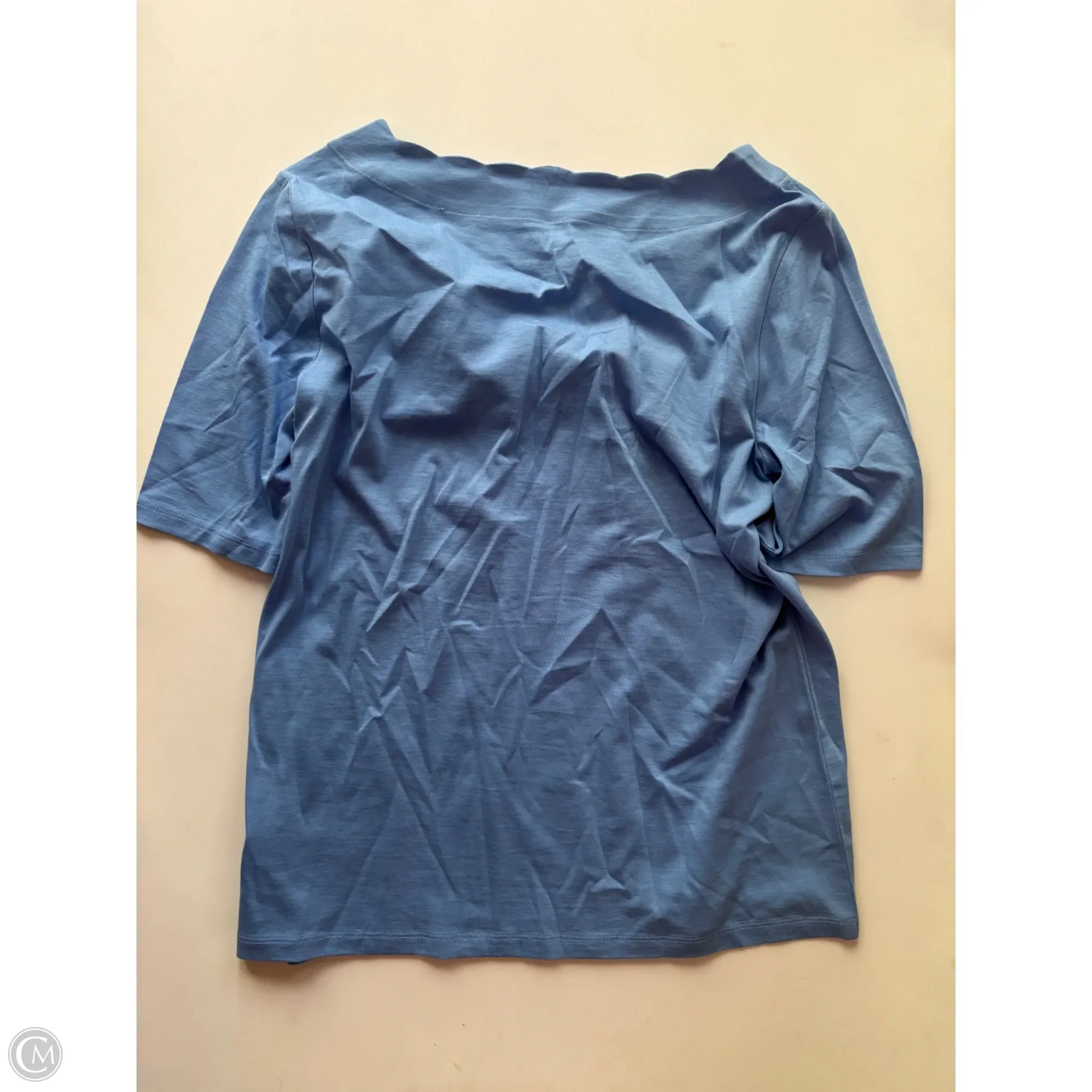 Top Short Sleeve By Talbots In Blue, Size: S - Image 2