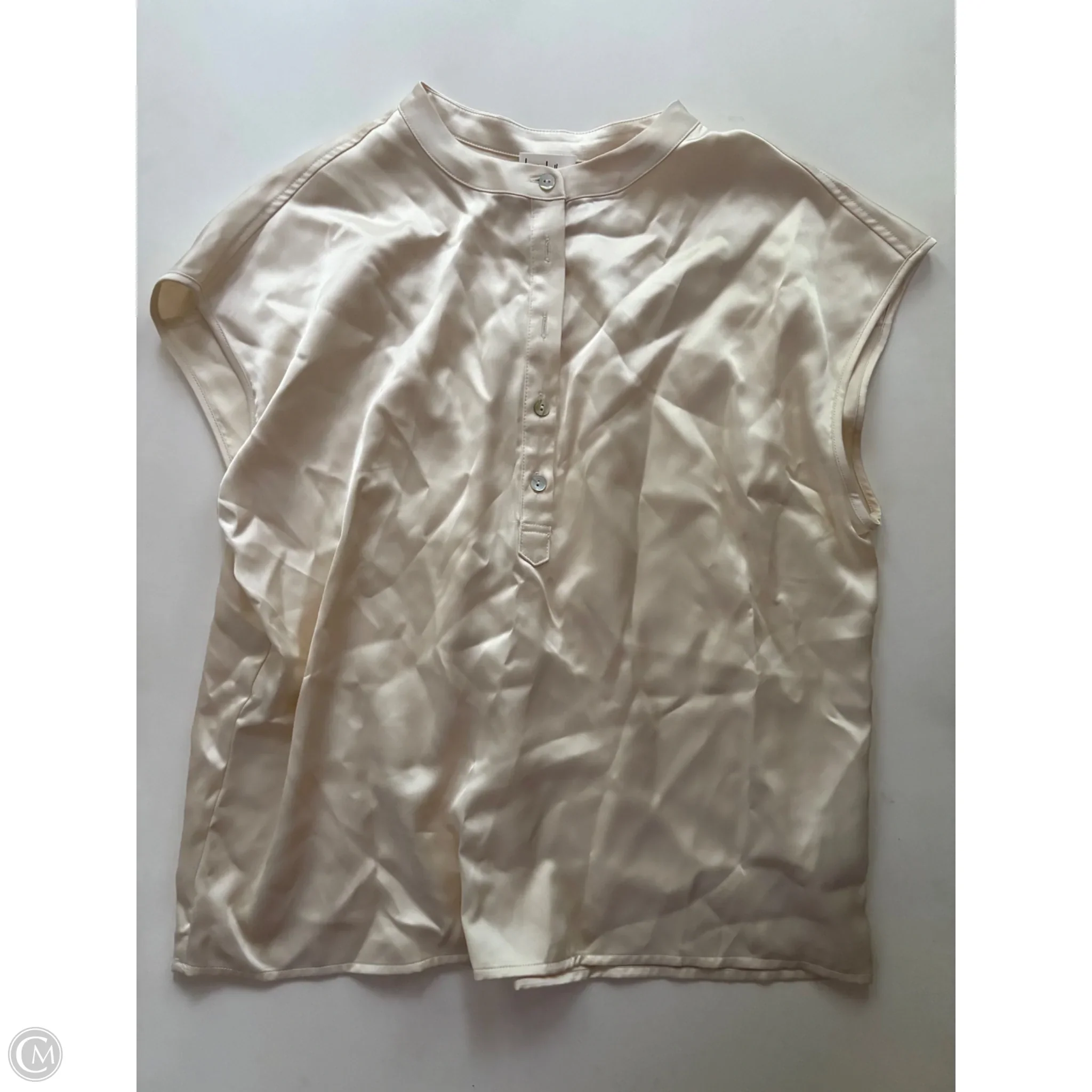 Blouse Sleeveless By Nicole By Nicole Miller In Cream, Size: Xl - Image 1