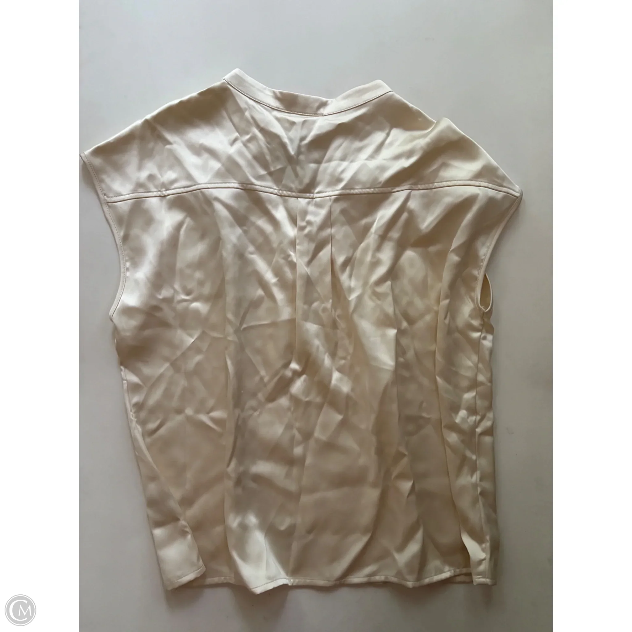 Blouse Sleeveless By Nicole By Nicole Miller In Cream, Size: Xl - Image 2