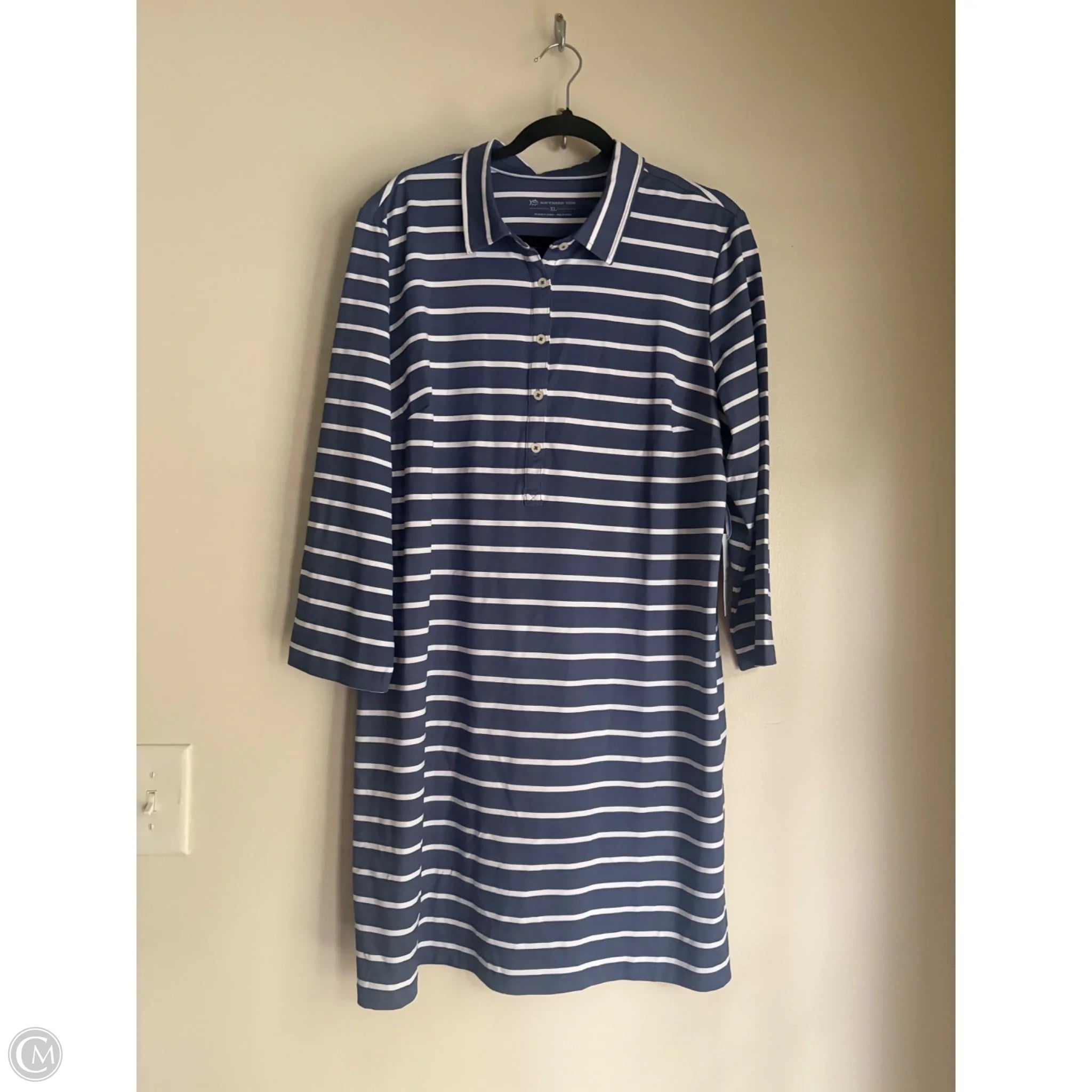 Dress Casual Maxi By Southern Tide In Striped Pattern, Size: Xl - Image 1