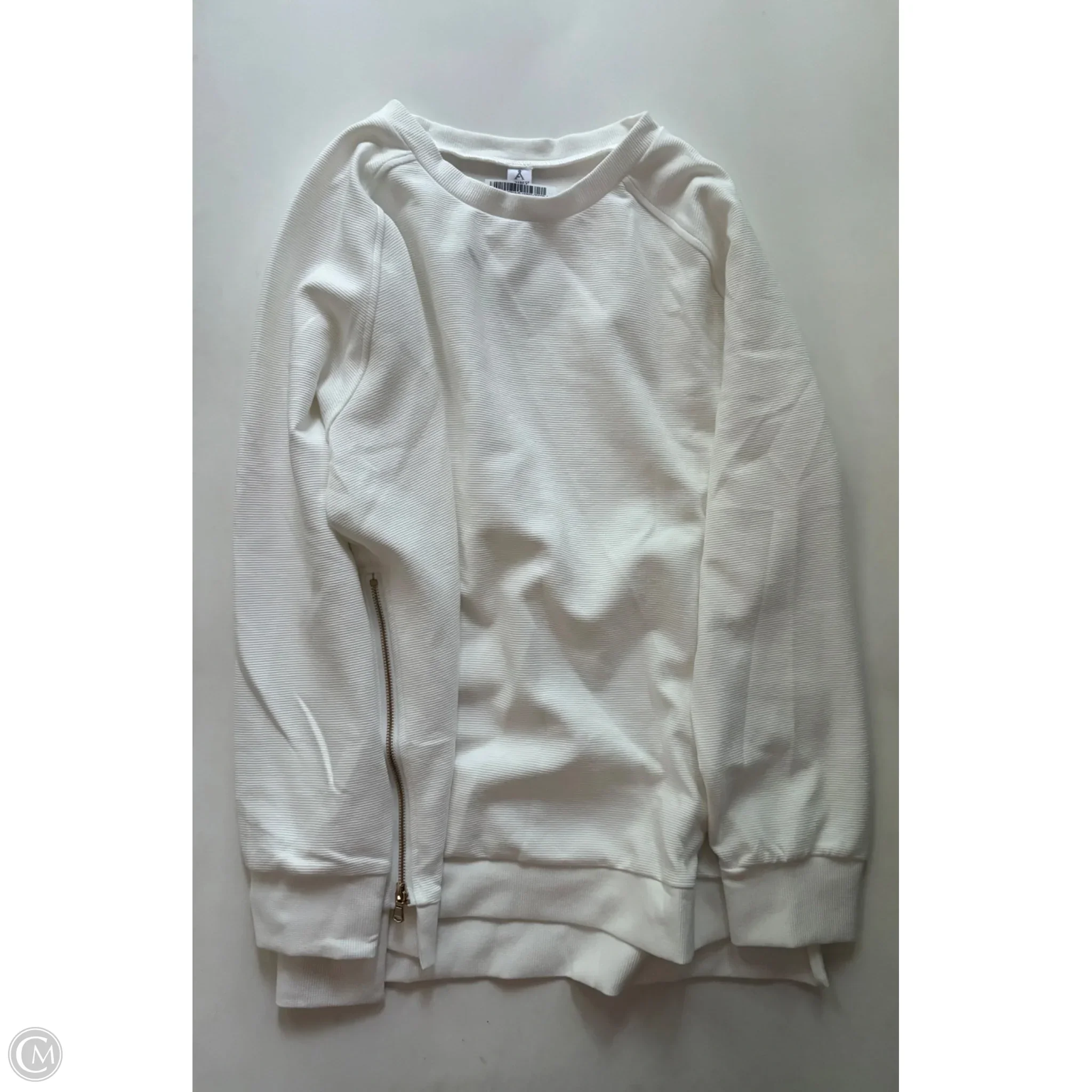 Sweatshirt Crewneck By Anrabes In White, Size: Xl - Image 1