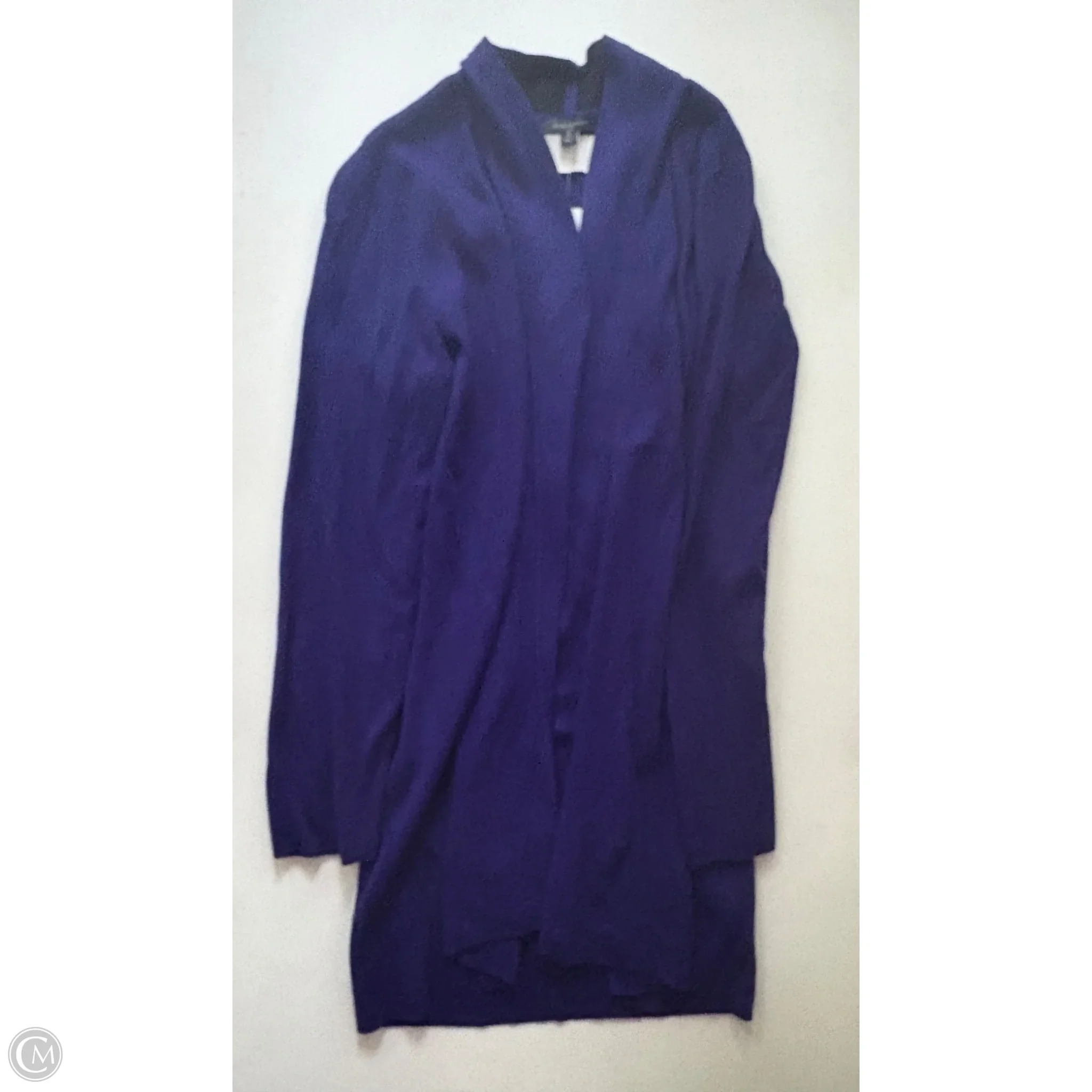 Sweater Cardigan By Ann Taylor In Purple, Size: Xl - Image 1
