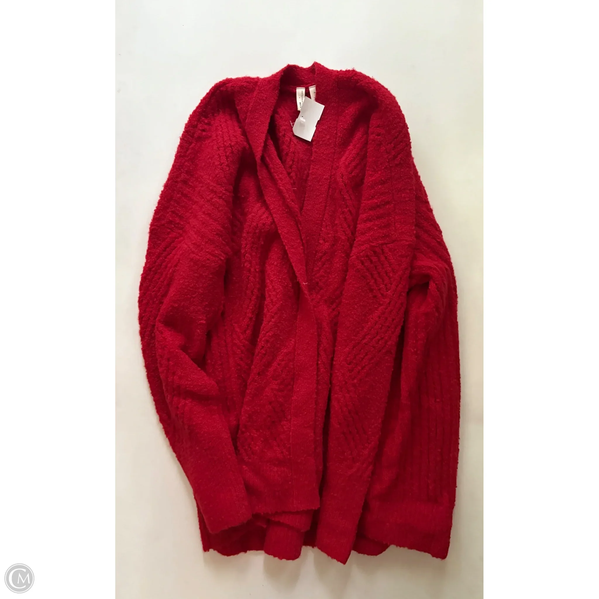 Sweater Cardigan By Moth In Red, Size: Xl - Image 1