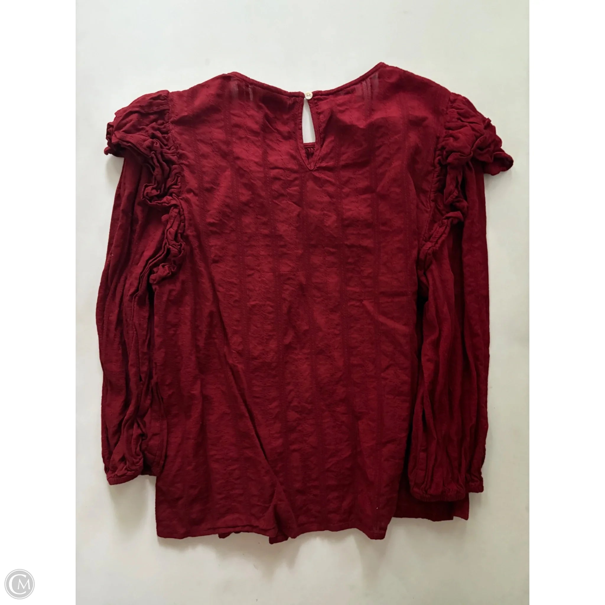 Top Long Sleeve By Universal Thread In Red, Size: Xl - Image 2