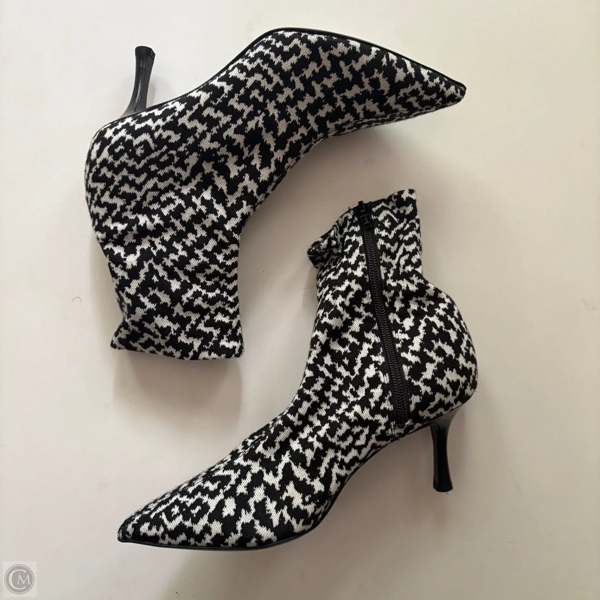 Boots Ankle Heels By Rag And Bone In Black & White, Size: 6.5 - Image 2