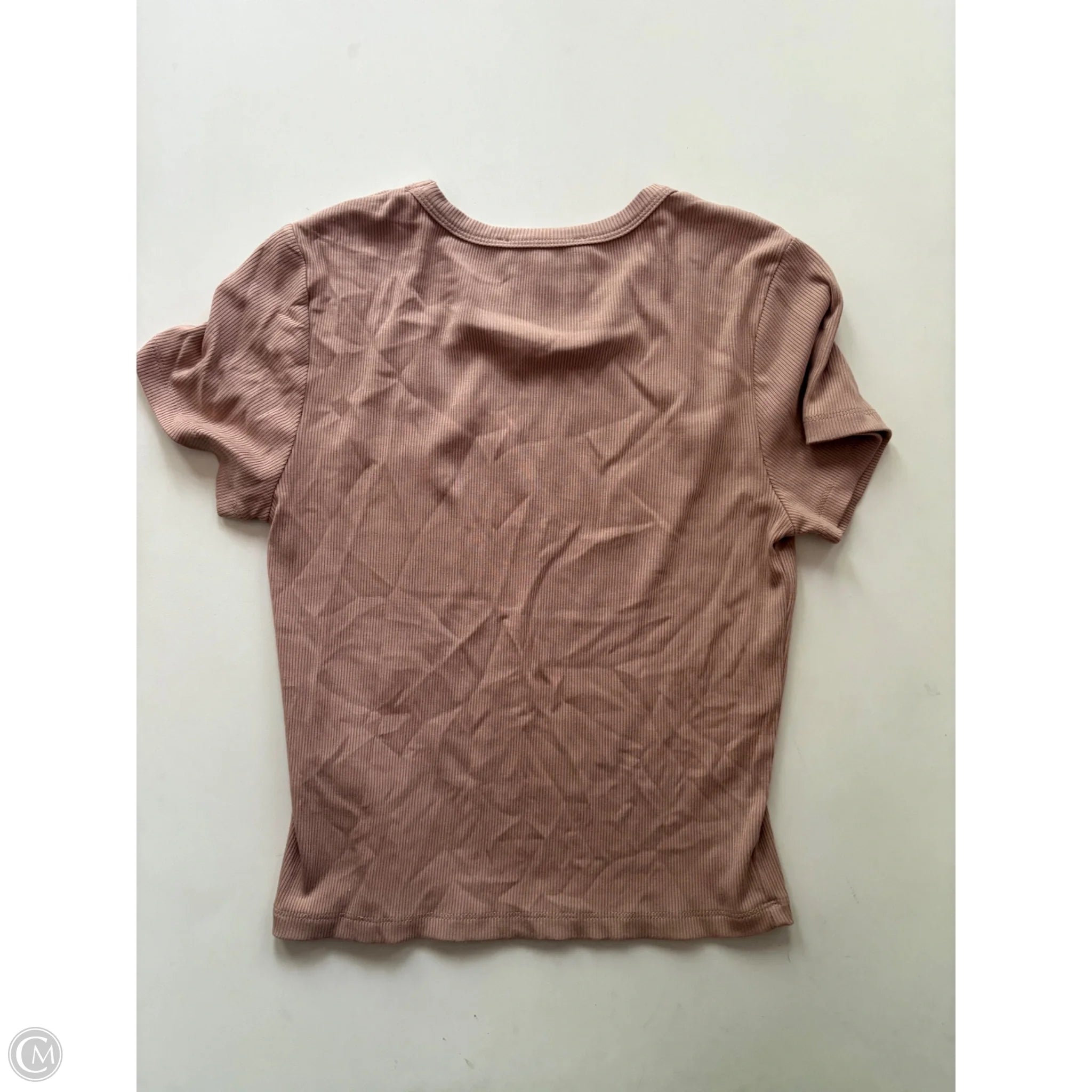 Top Short Sleeve By Olive And Oak In Tan, Size: M - Image 2