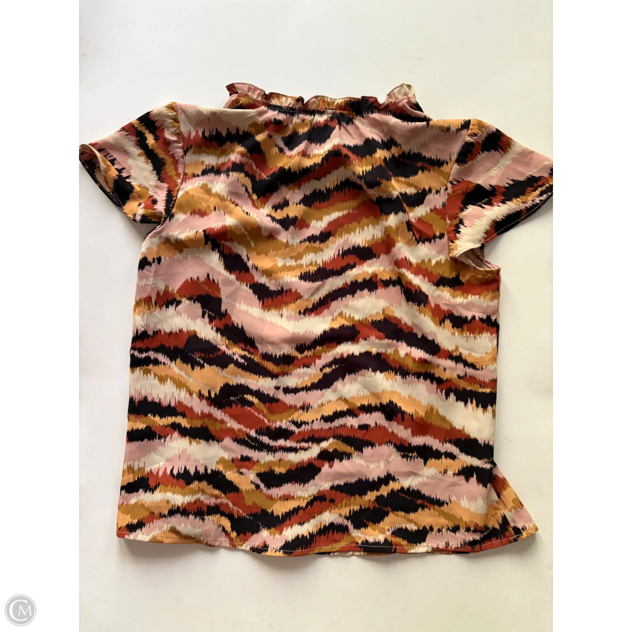 Blouse Short Sleeve By Nanette Lepore In Animal Print, Size: S - Image 2
