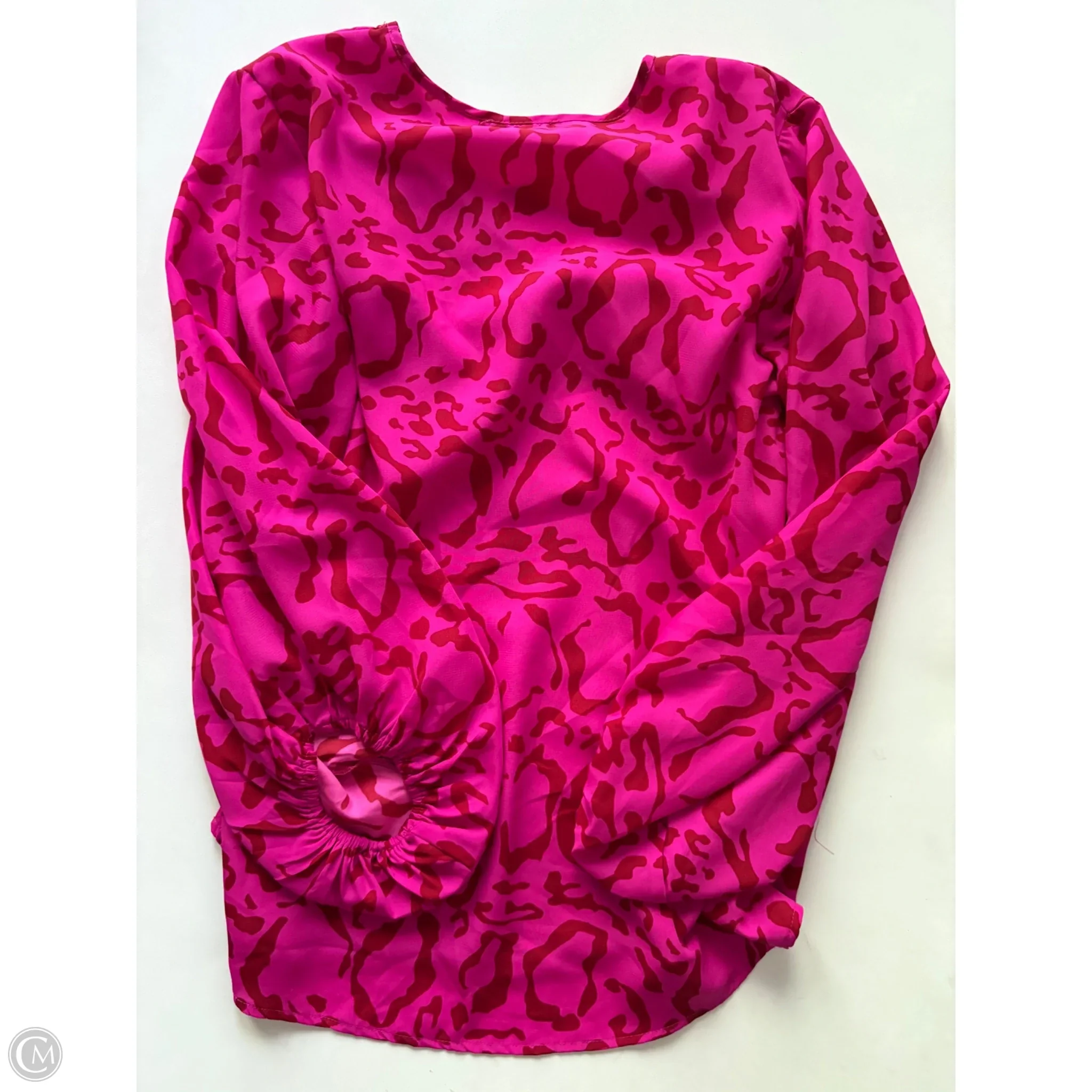 Blouse Long Sleeve By Jodifl In Pink, Size: L - Image 2