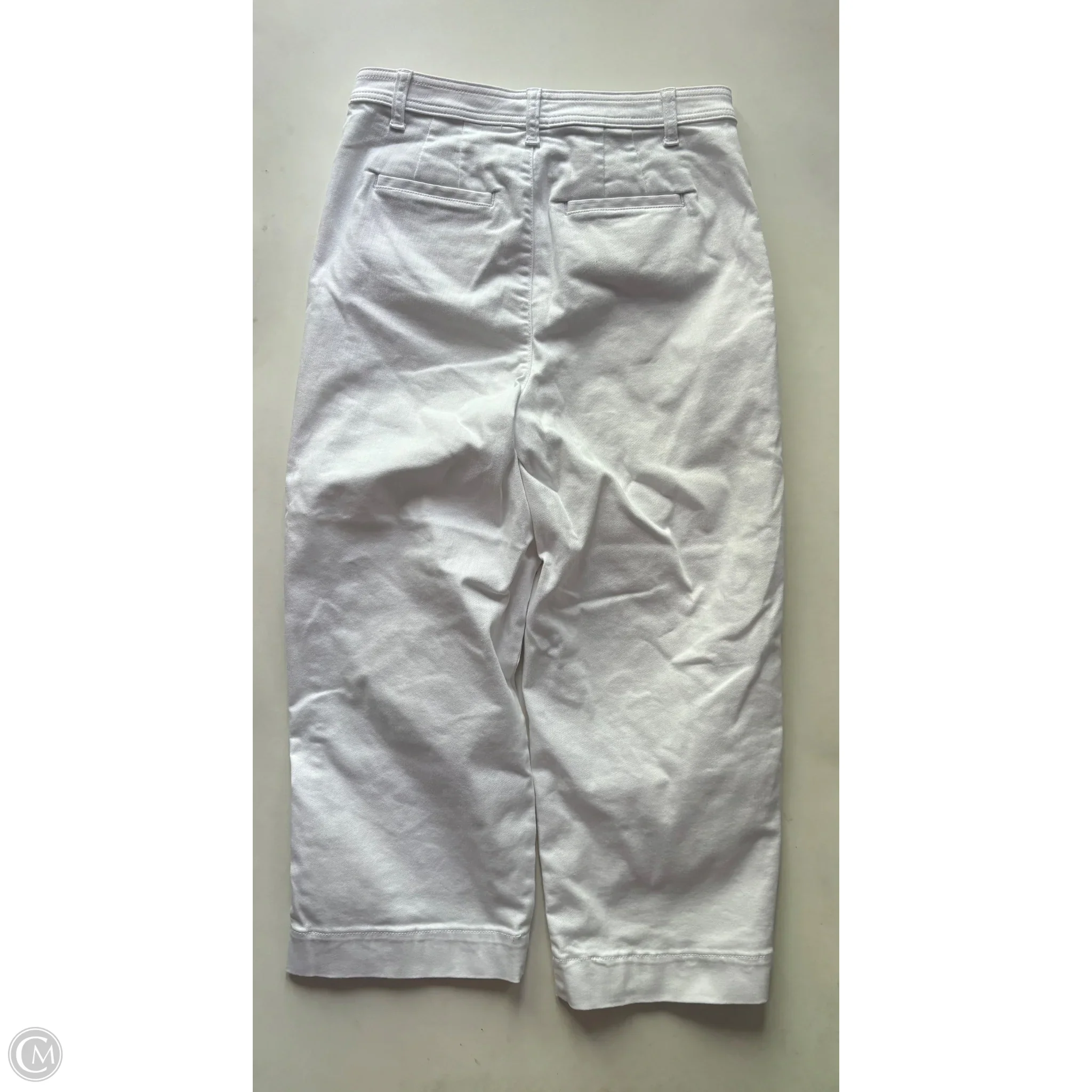 Jeans Cropped By Talbots In White, Size: 8 - Image 2