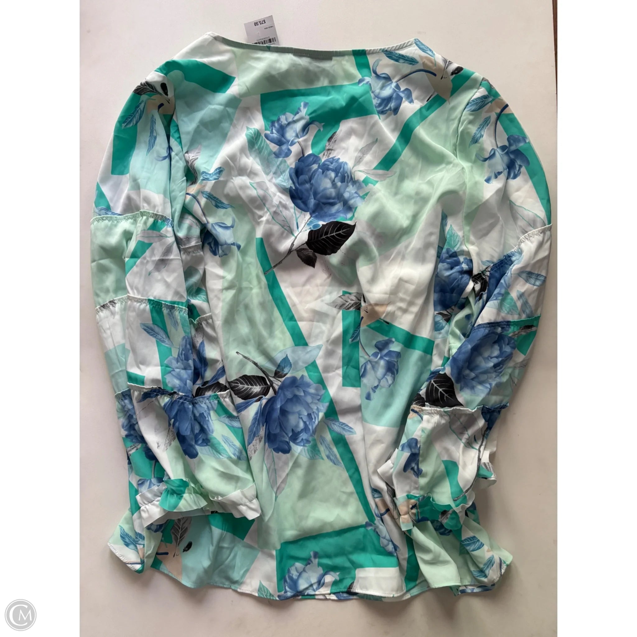 Blouse Long Sleeve By Alfani In Floral Print, Size: 2x - Image 2