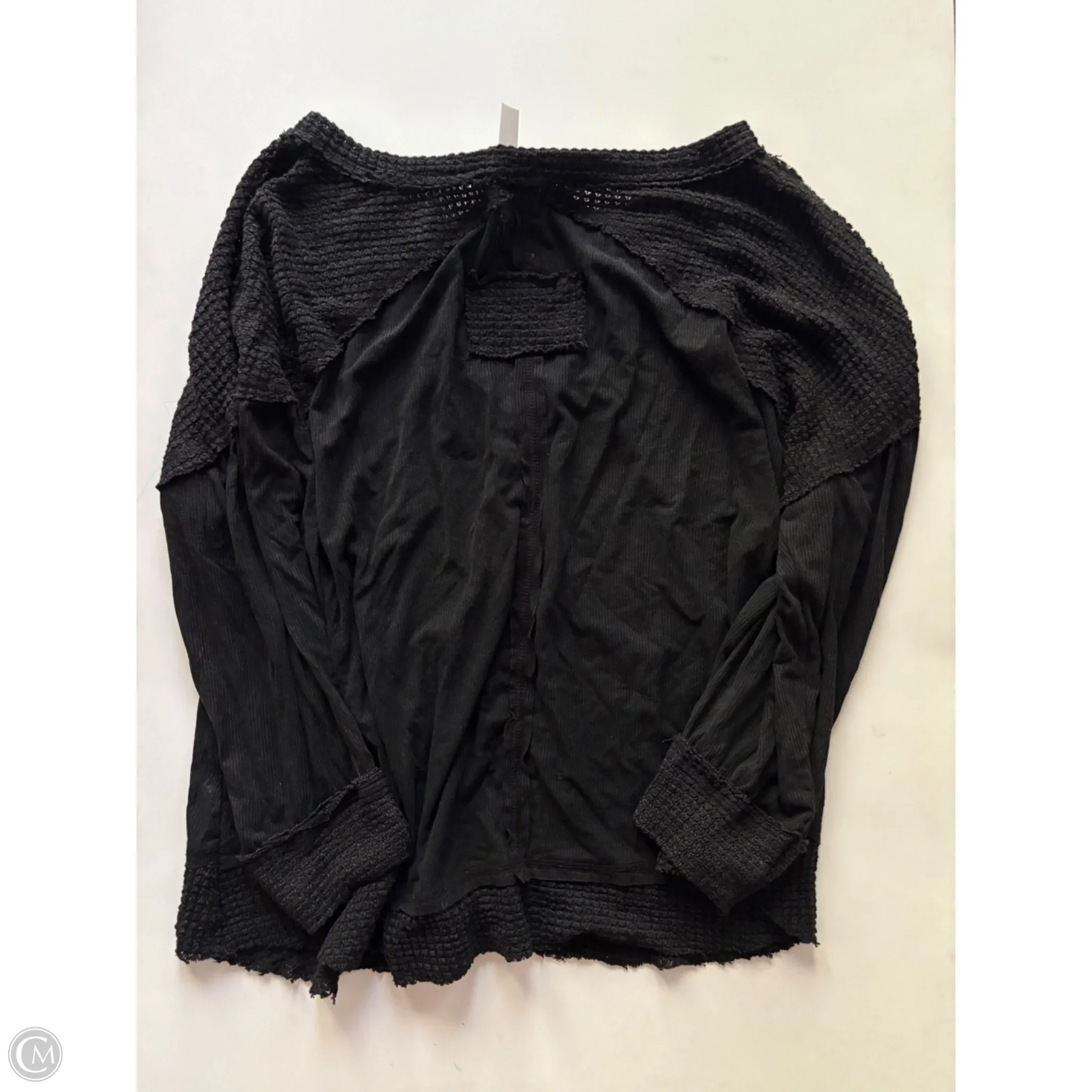 Top Long Sleeve By Pol In Black, Size: S - Image 2