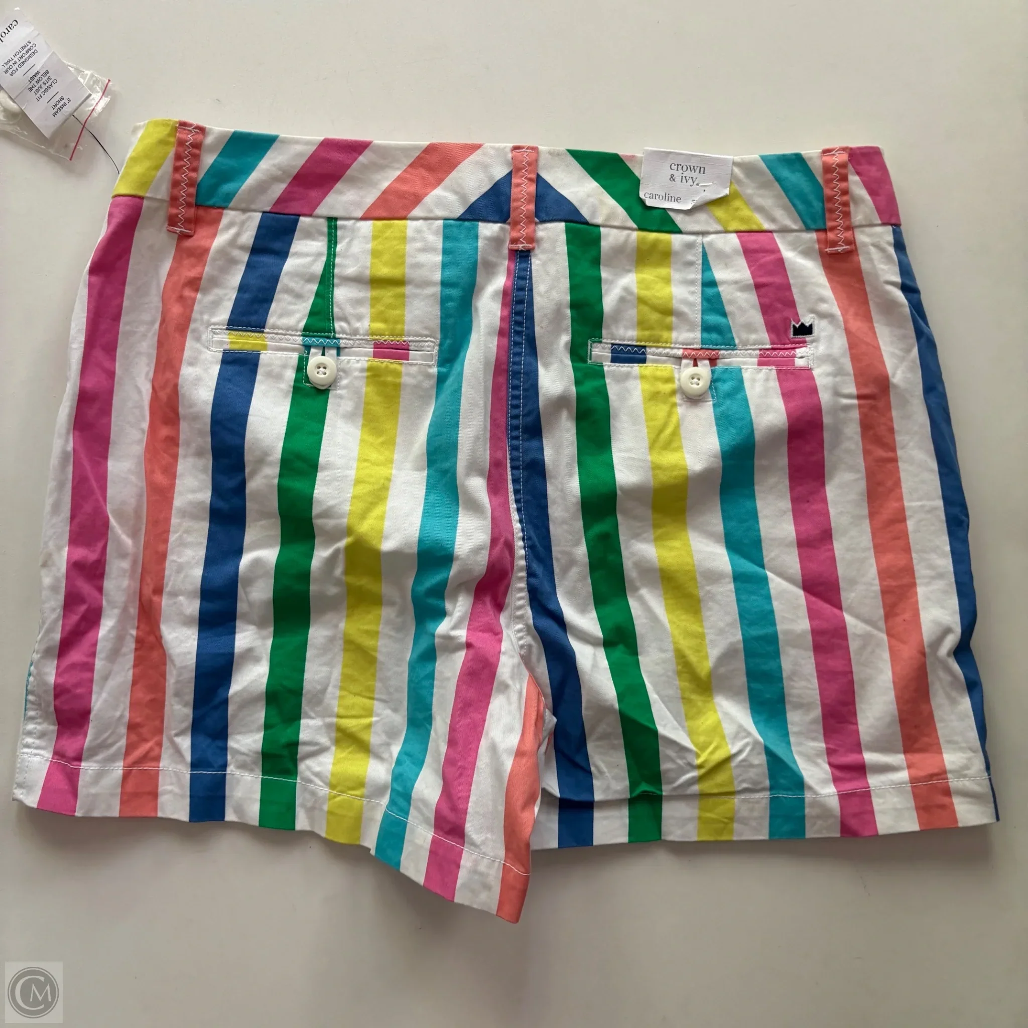 Shorts By Crown And Ivy In Striped Pattern, Size: 10 - Image 2