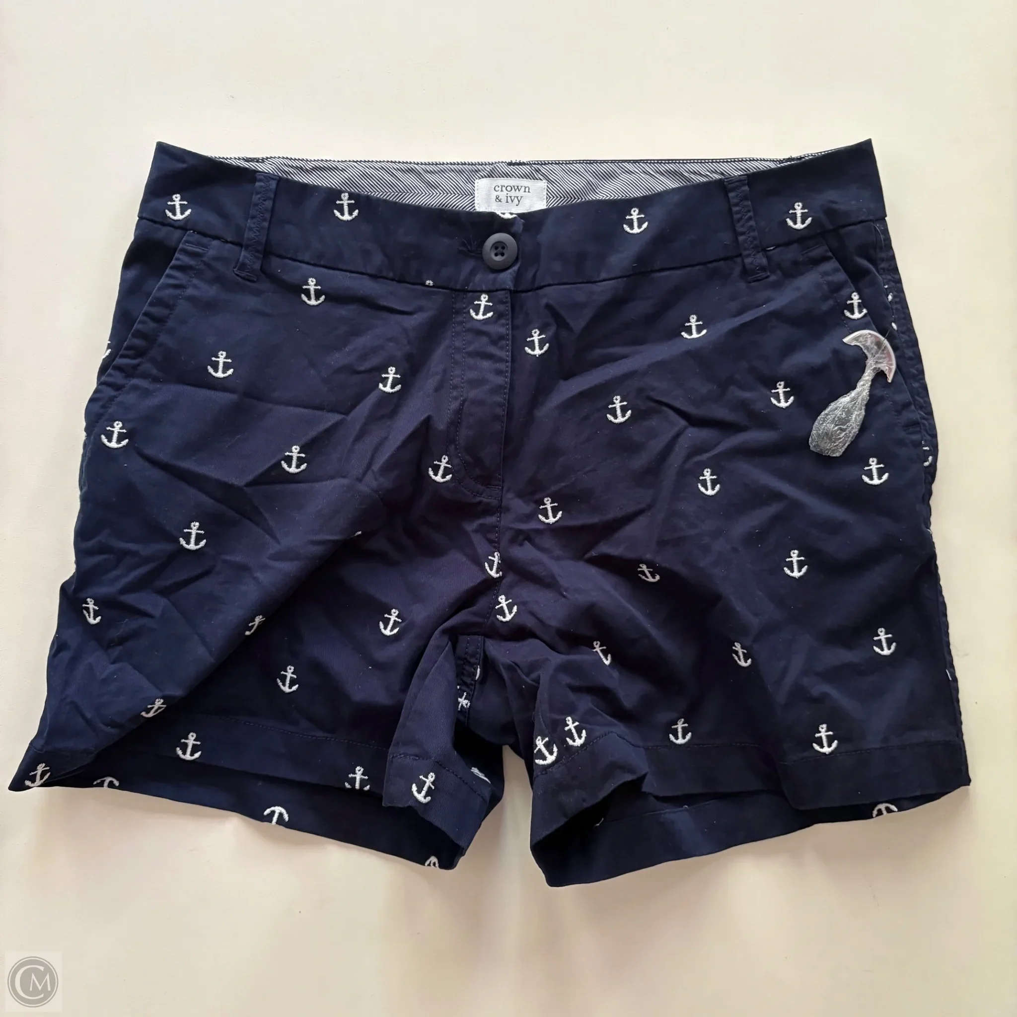 Shorts By Crown And Ivy In Navy, Size: 8 - Image 1