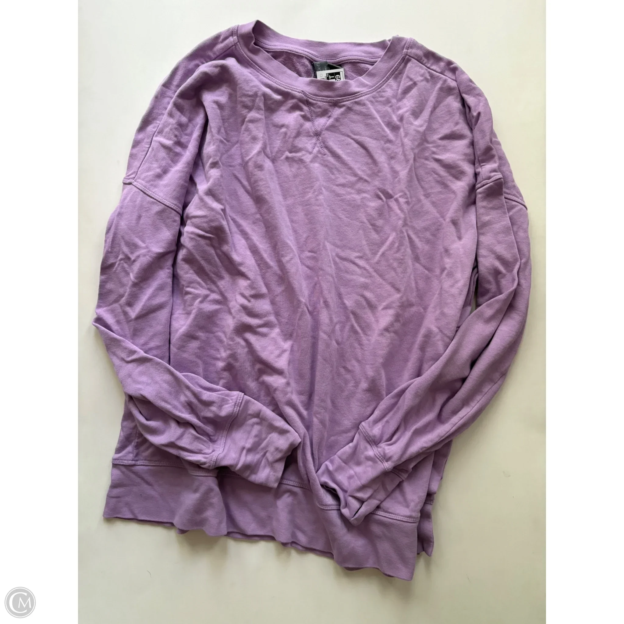 Sweatshirt Crewneck By Sweaty Betty In Purple, Size: Xl - Image 1