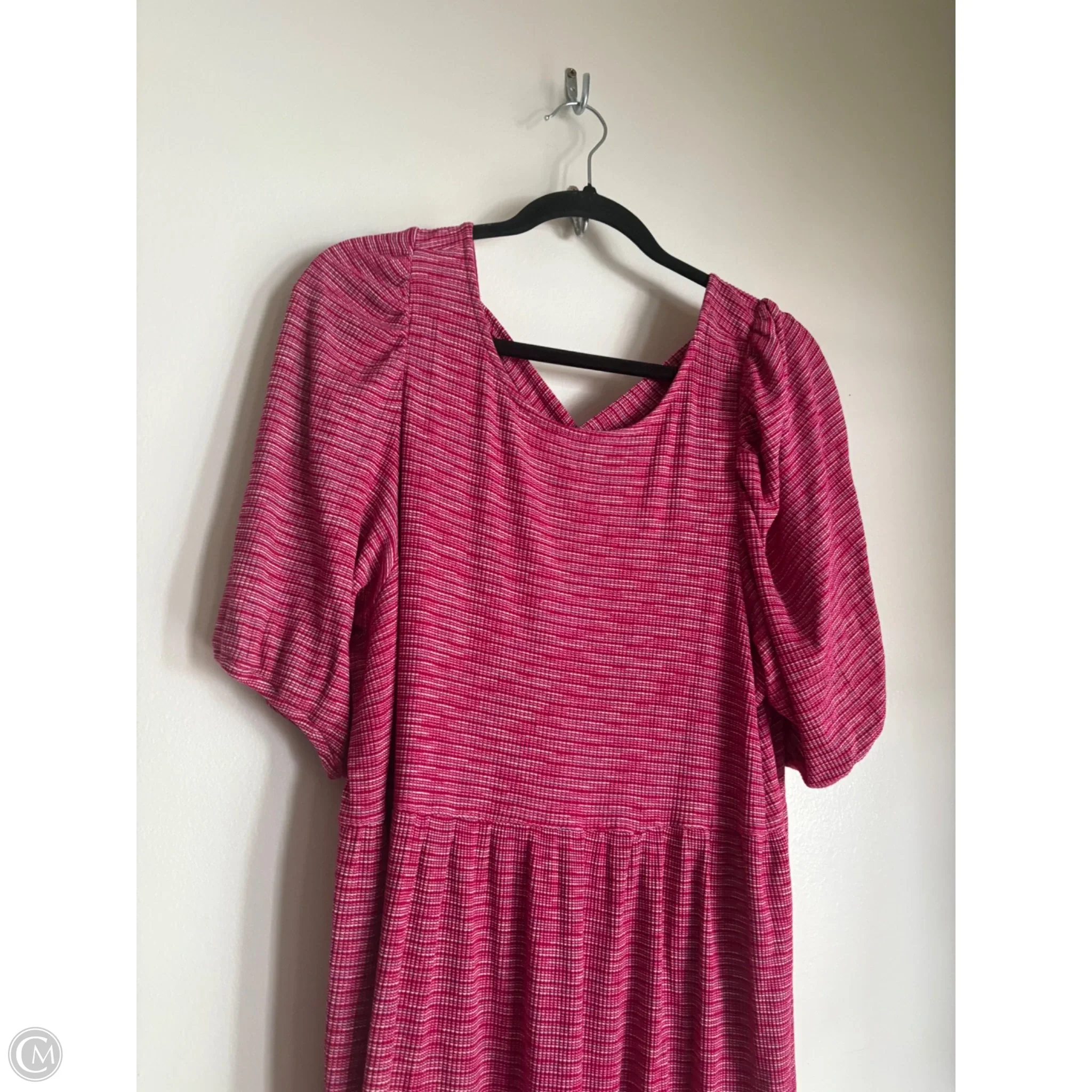 Dress Casual Midi By Daily Practice By Anthropologie In Red, Size: Xl - Image 3