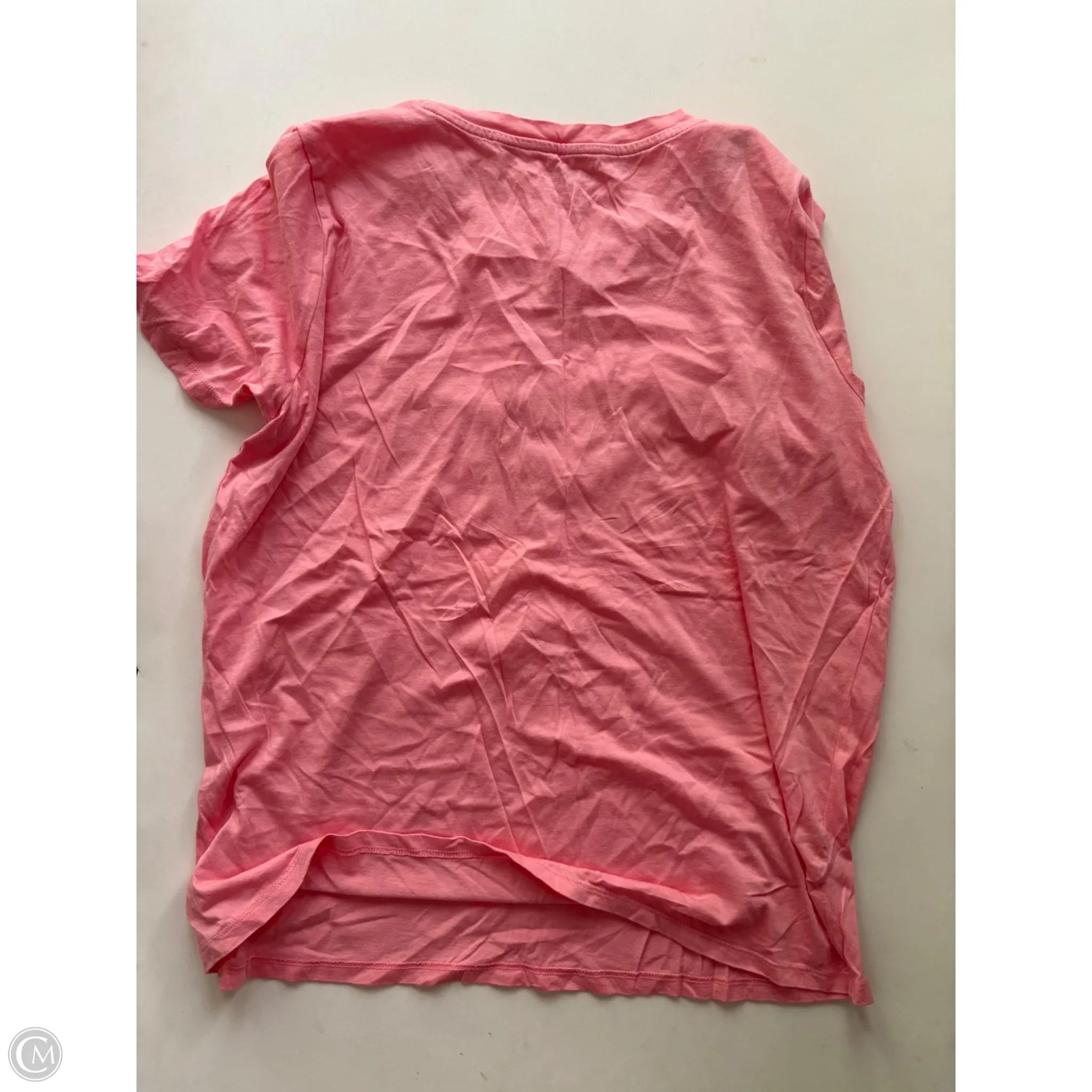 Top Short Sleeve By Michael Kors In Pink, Size: Xl - Image 2