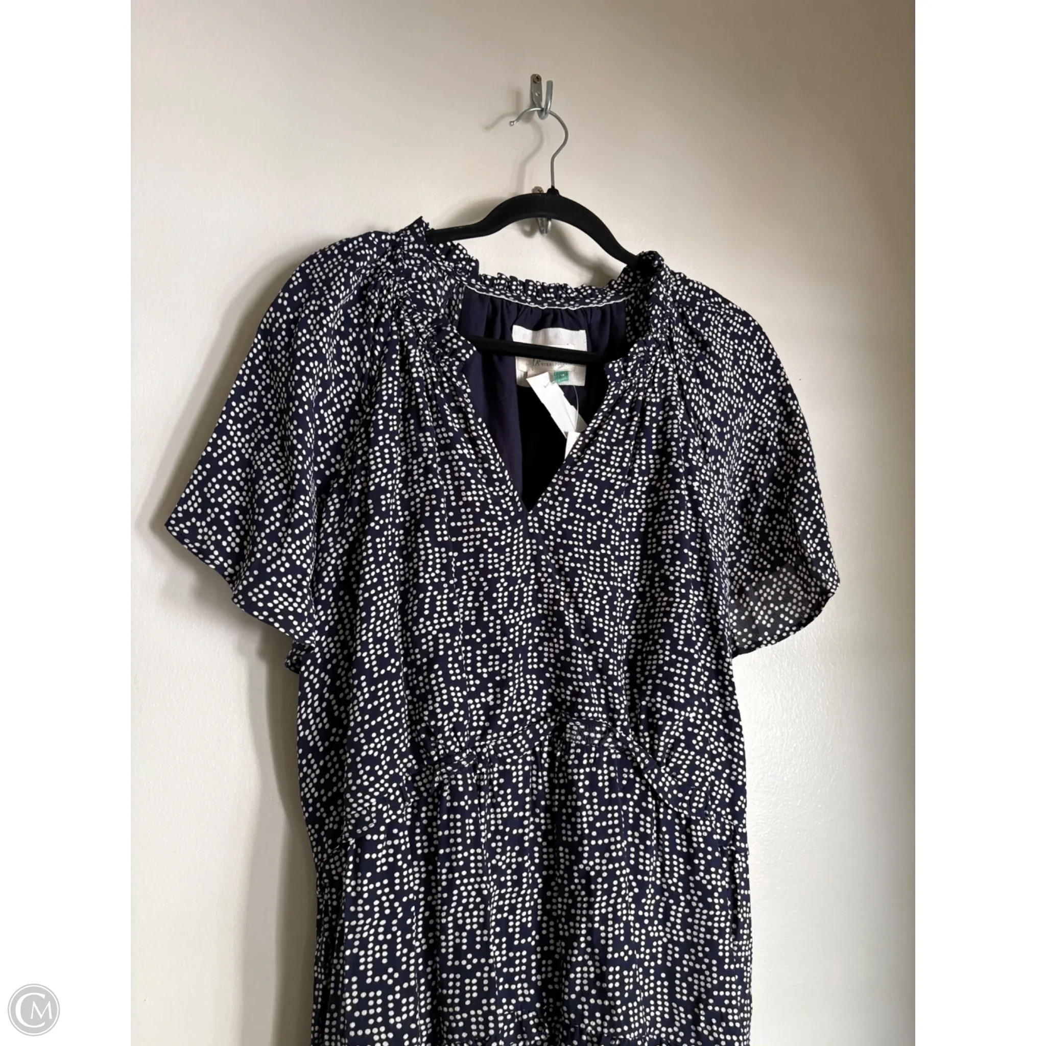 Dress Work By Anthropologie In Navy, Size: 1x - Image 3