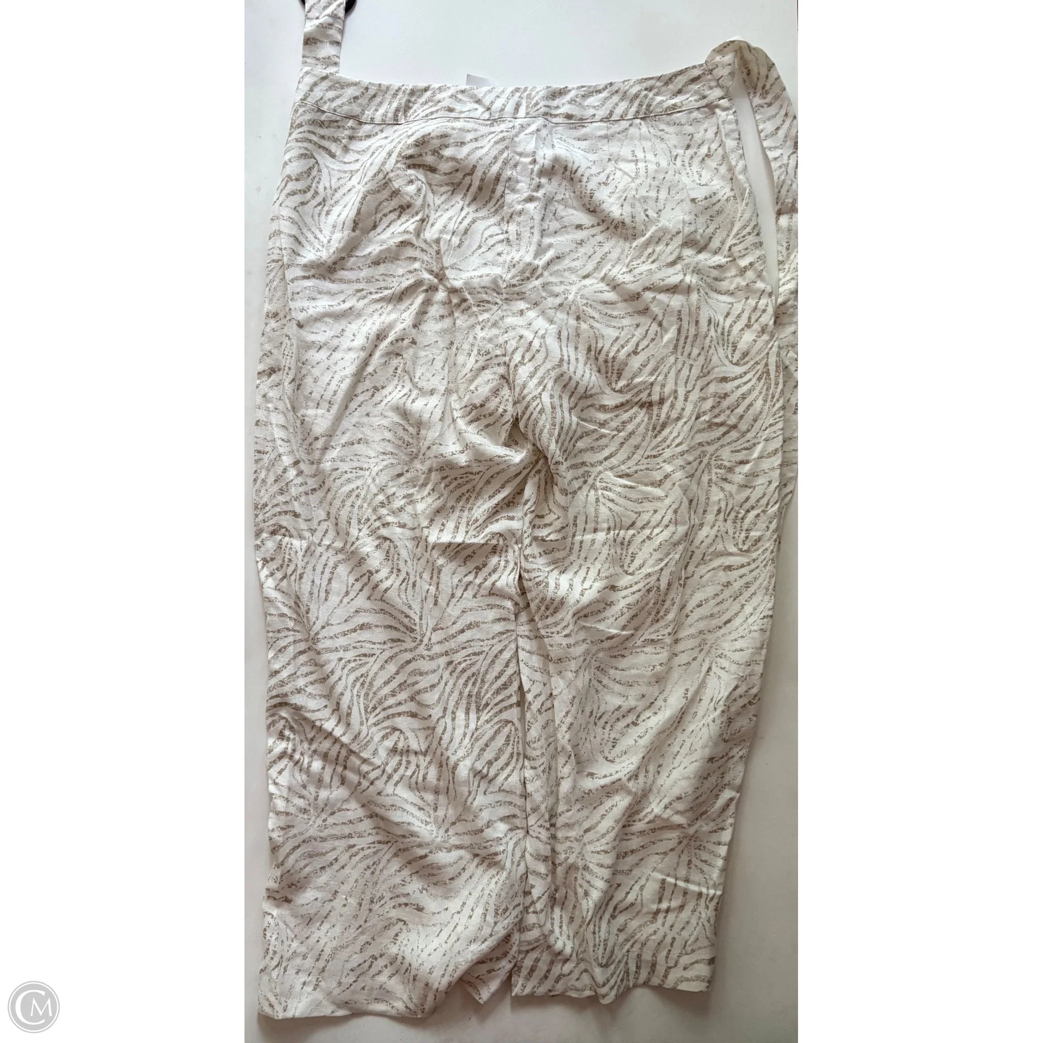 Pants Linen By New Directions In Cream, Size: 14 - Image 2