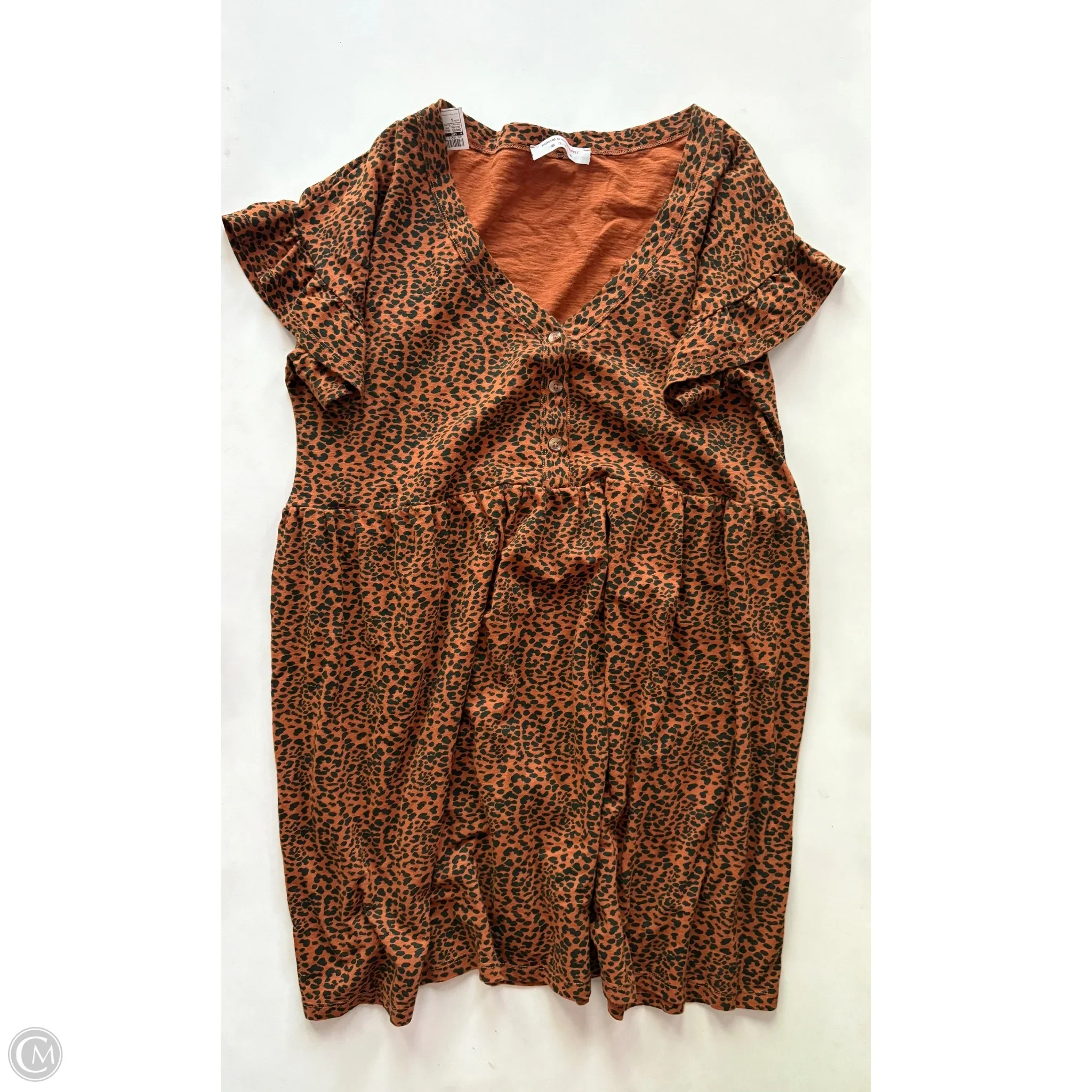 Dress Casual Short By Known Suppy In Animal Print, Size: S - Image 1