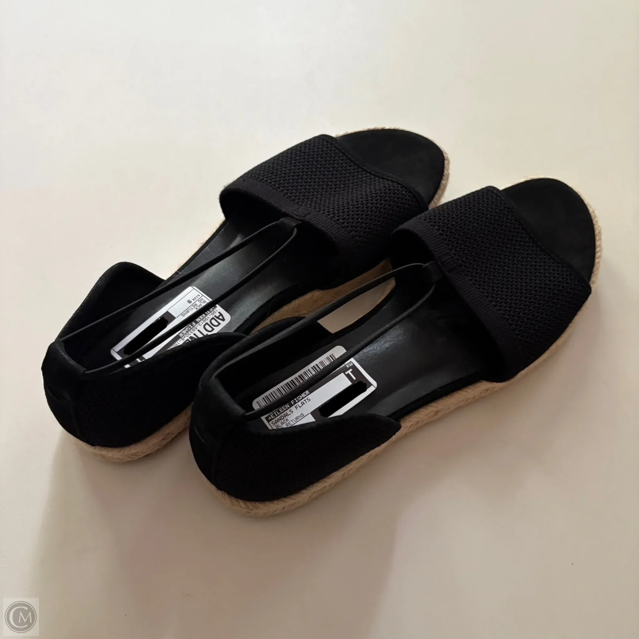 Sandals Flats By Eileen Fisher In Black, Size: 9 - Image 2
