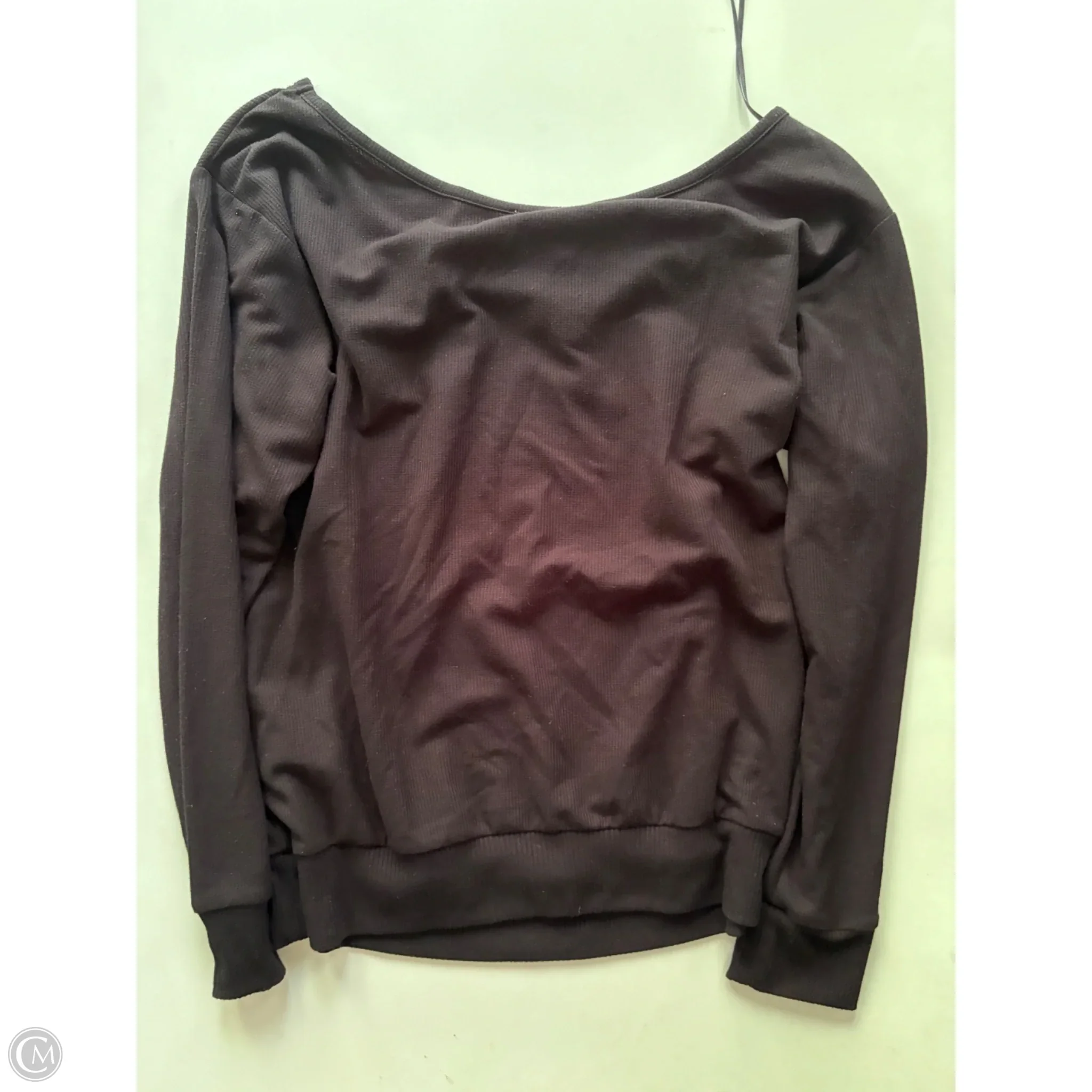 Top Long Sleeve By Michael Kors In Black, Size: M - Image 2
