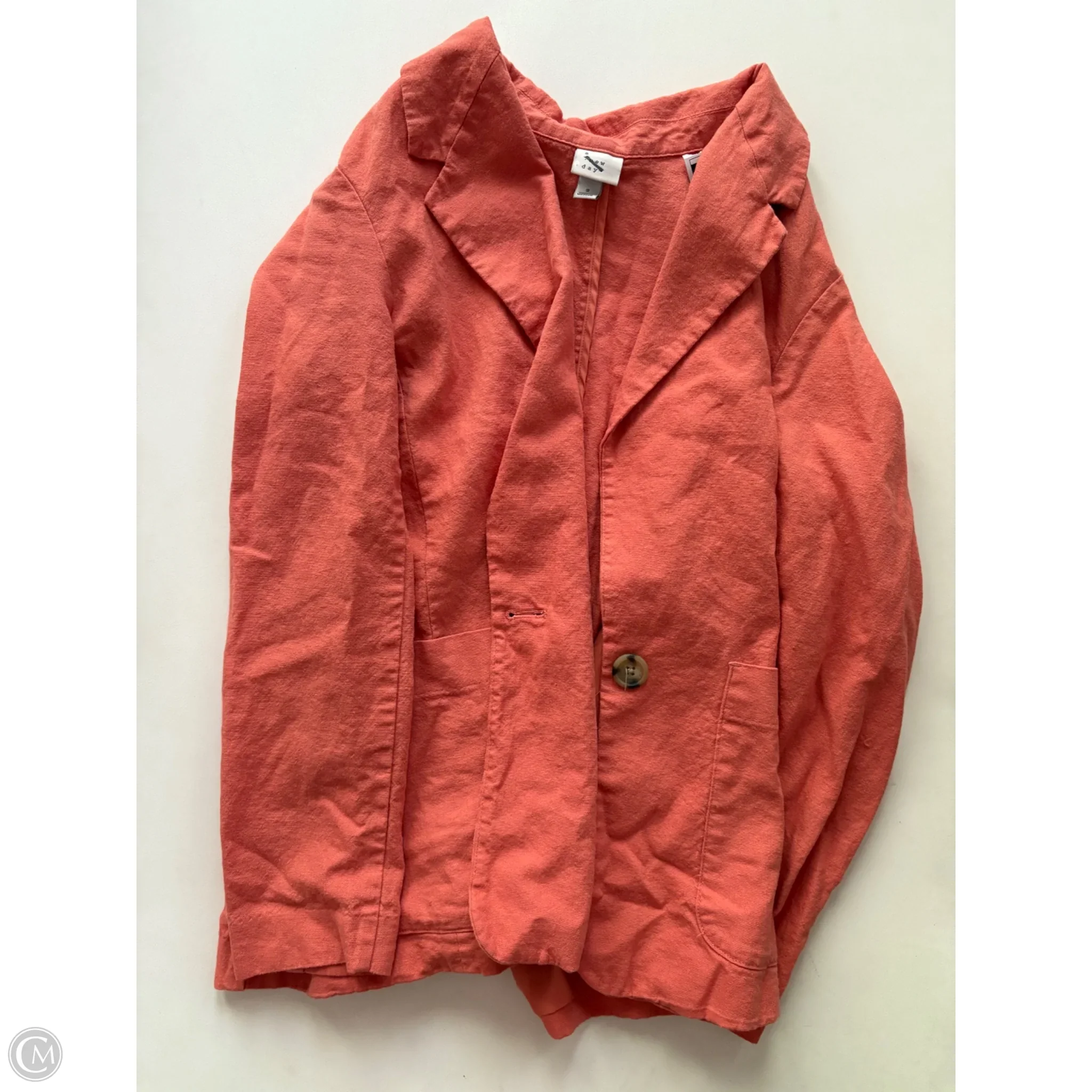 Blazer By A New Day In Orange, Size: S - Image 1