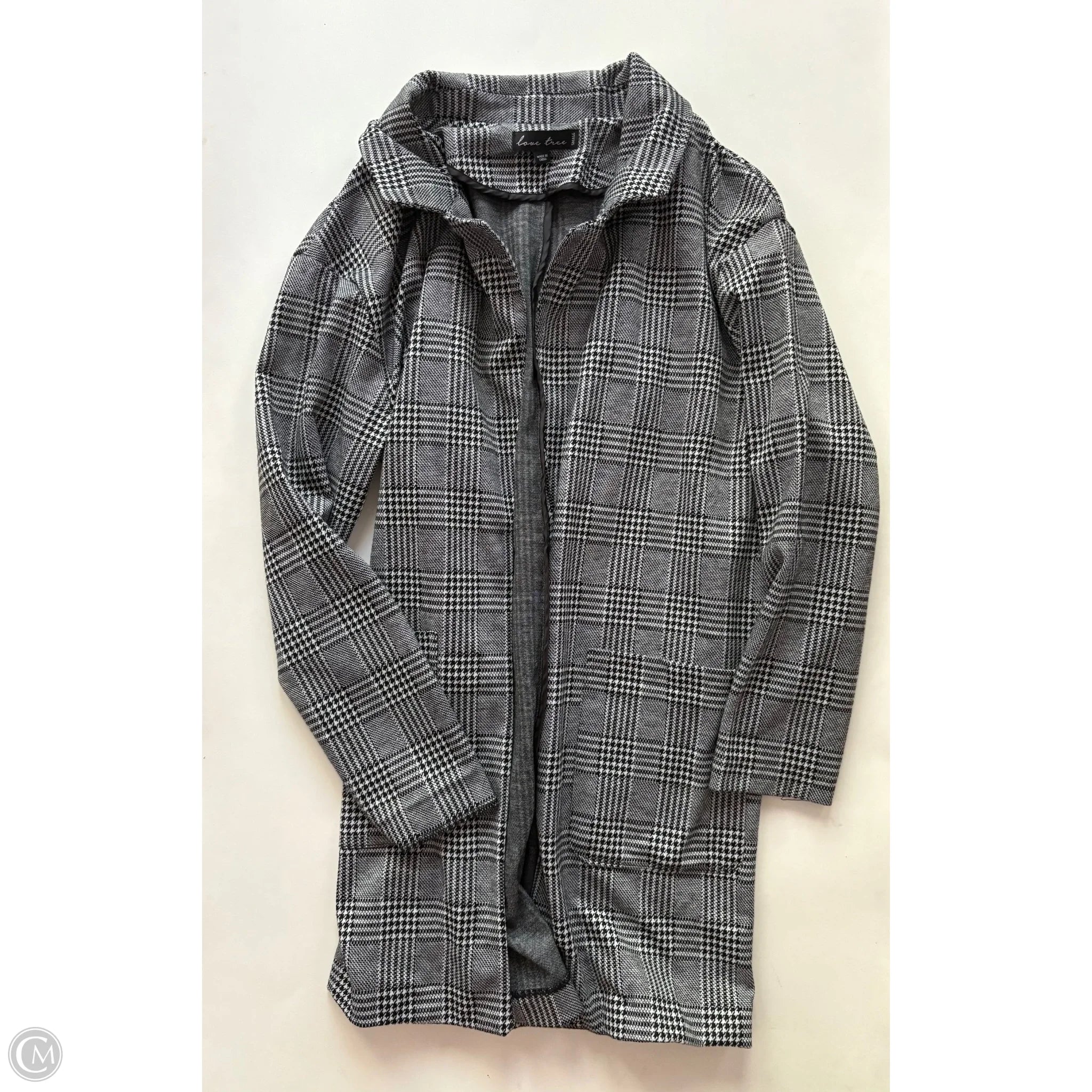 Blazer By Love Tree In Plaid Pattern, Size: S - Image 1