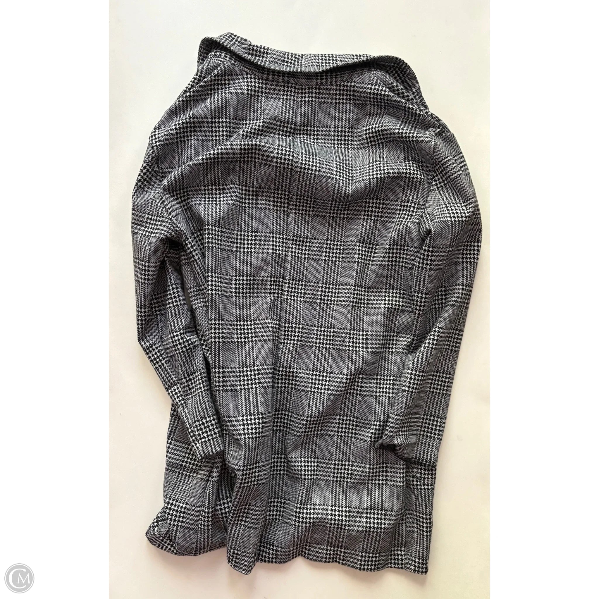 Blazer By Love Tree In Plaid Pattern, Size: S - Image 2