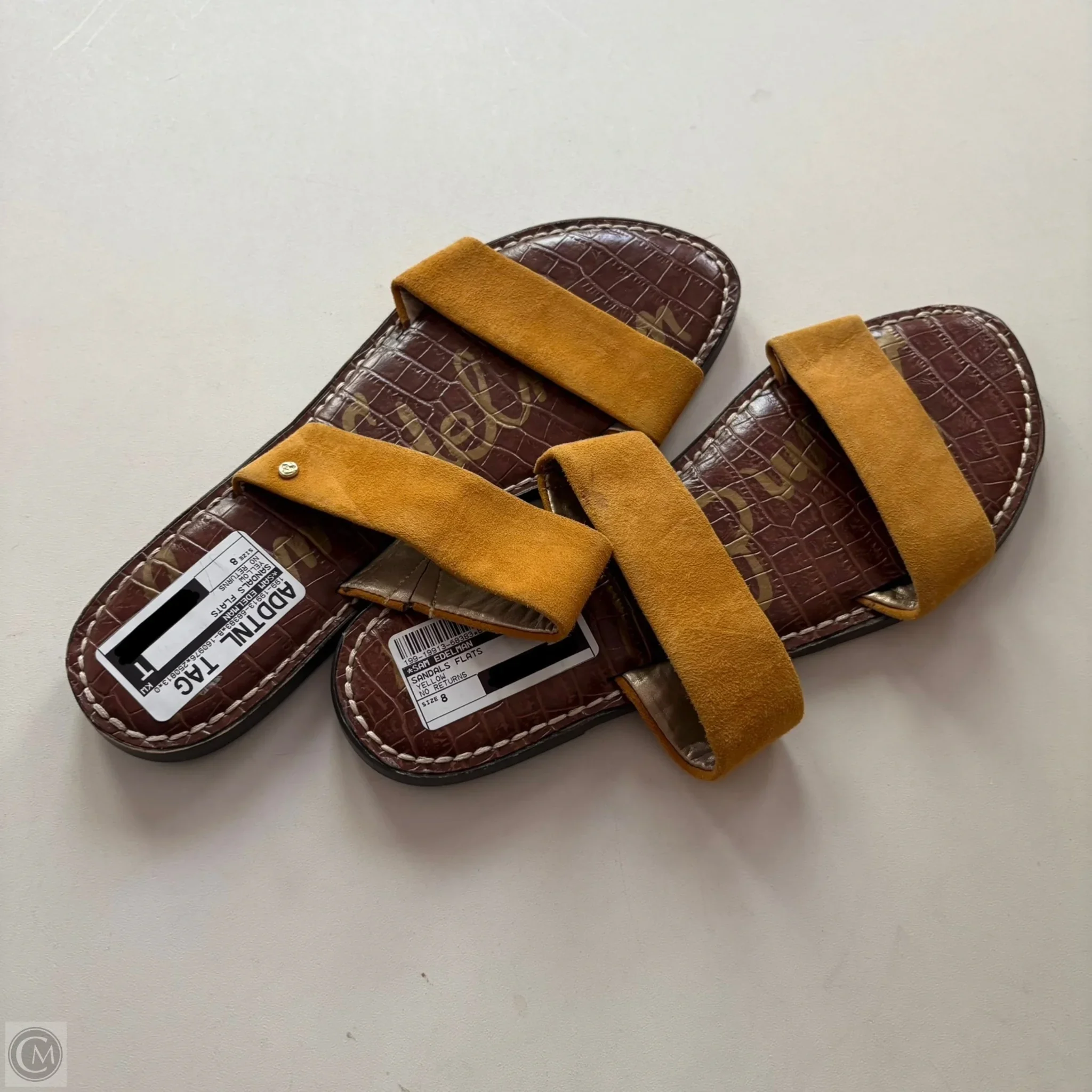 Sandals Flats By Sam Edelman In Yellow, Size: 8 - Image 2