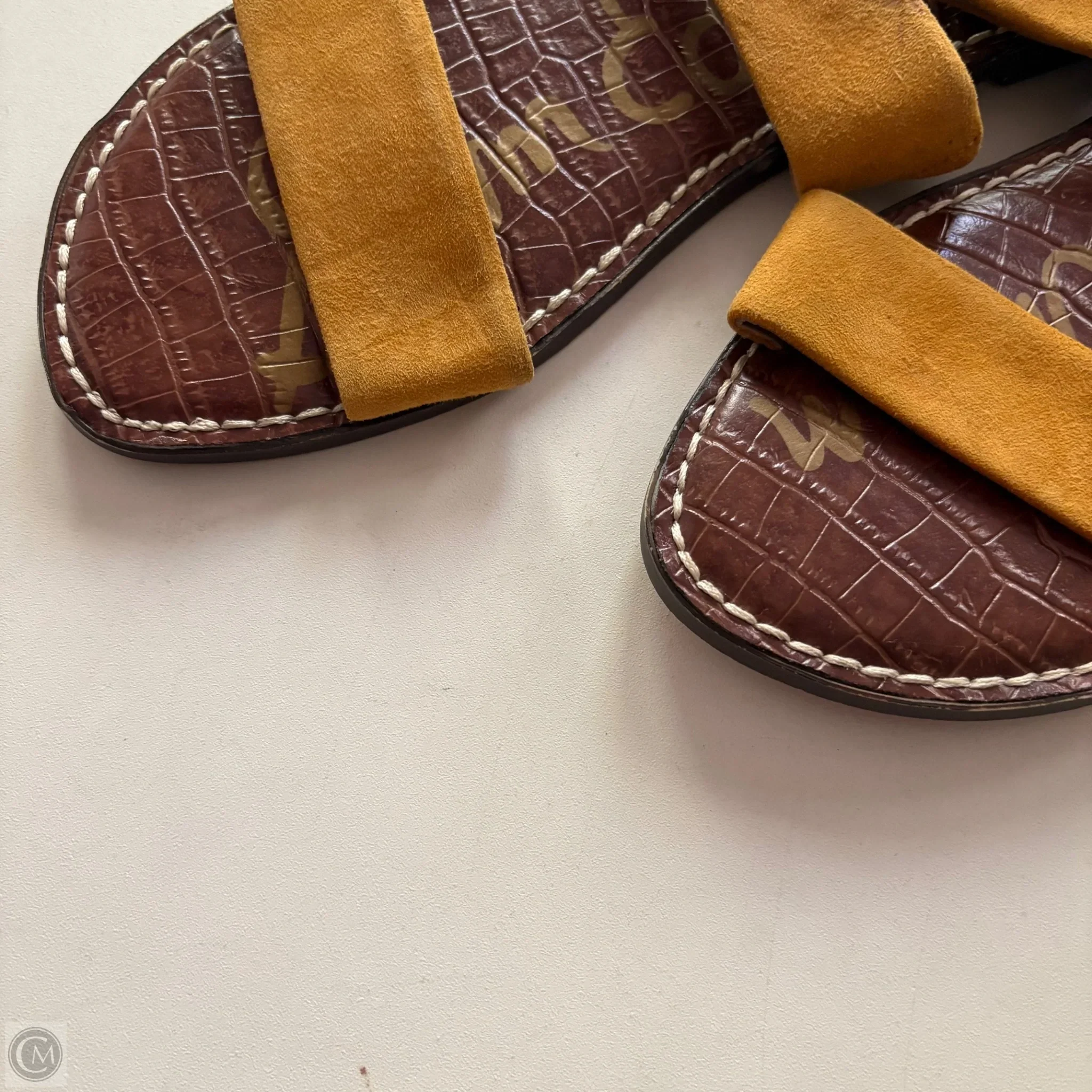 Sandals Flats By Sam Edelman In Yellow, Size: 8 - Image 3
