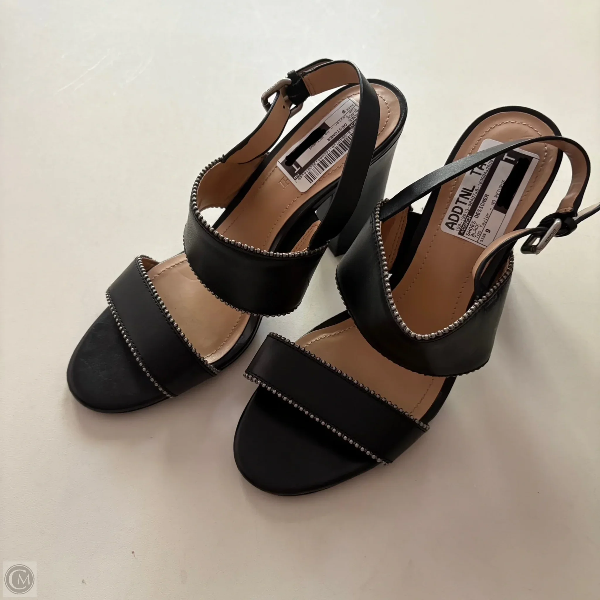 Shoes Designer By Coach In Black, Size: 9 - Image 1
