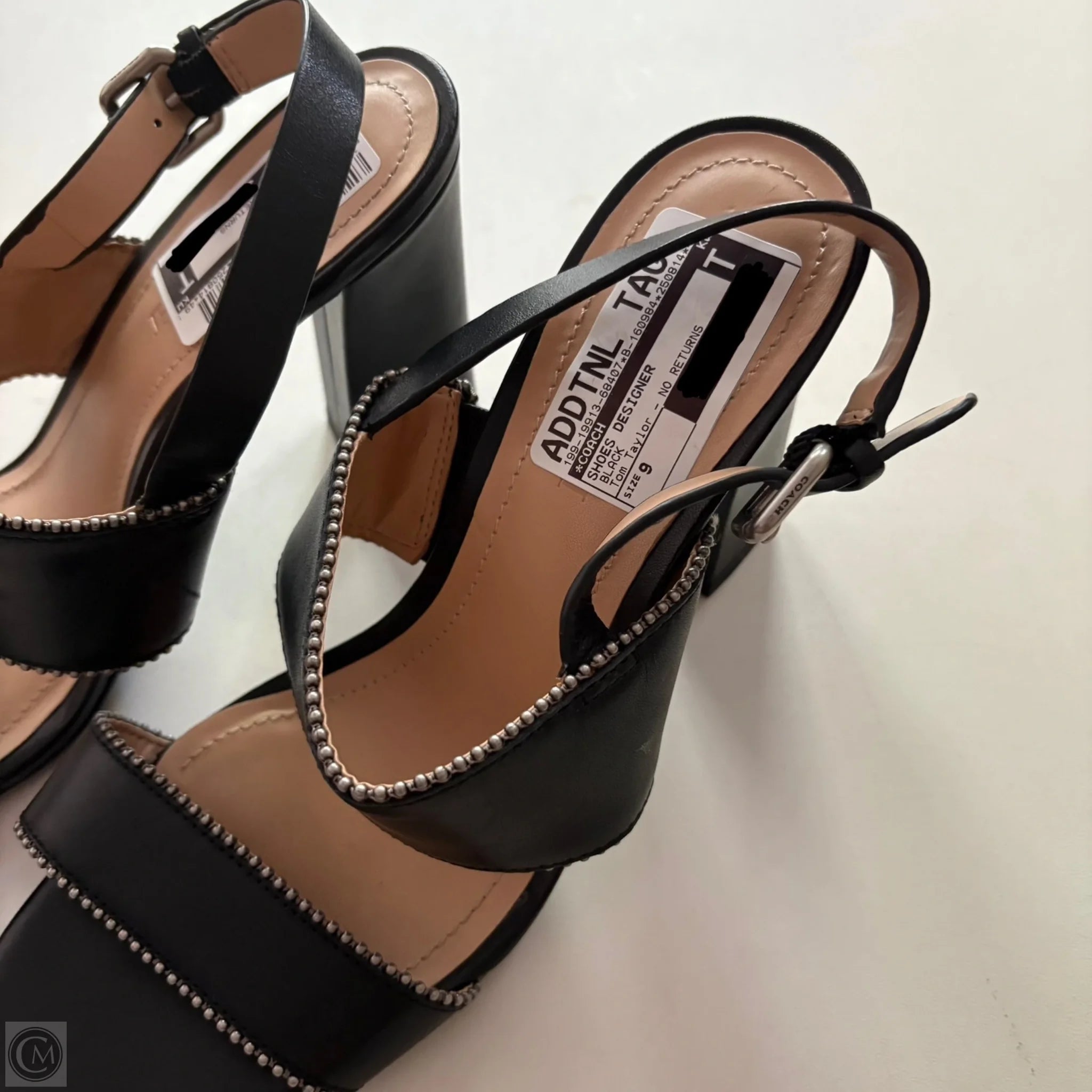 Shoes Designer By Coach In Black, Size: 9 - Image 3
