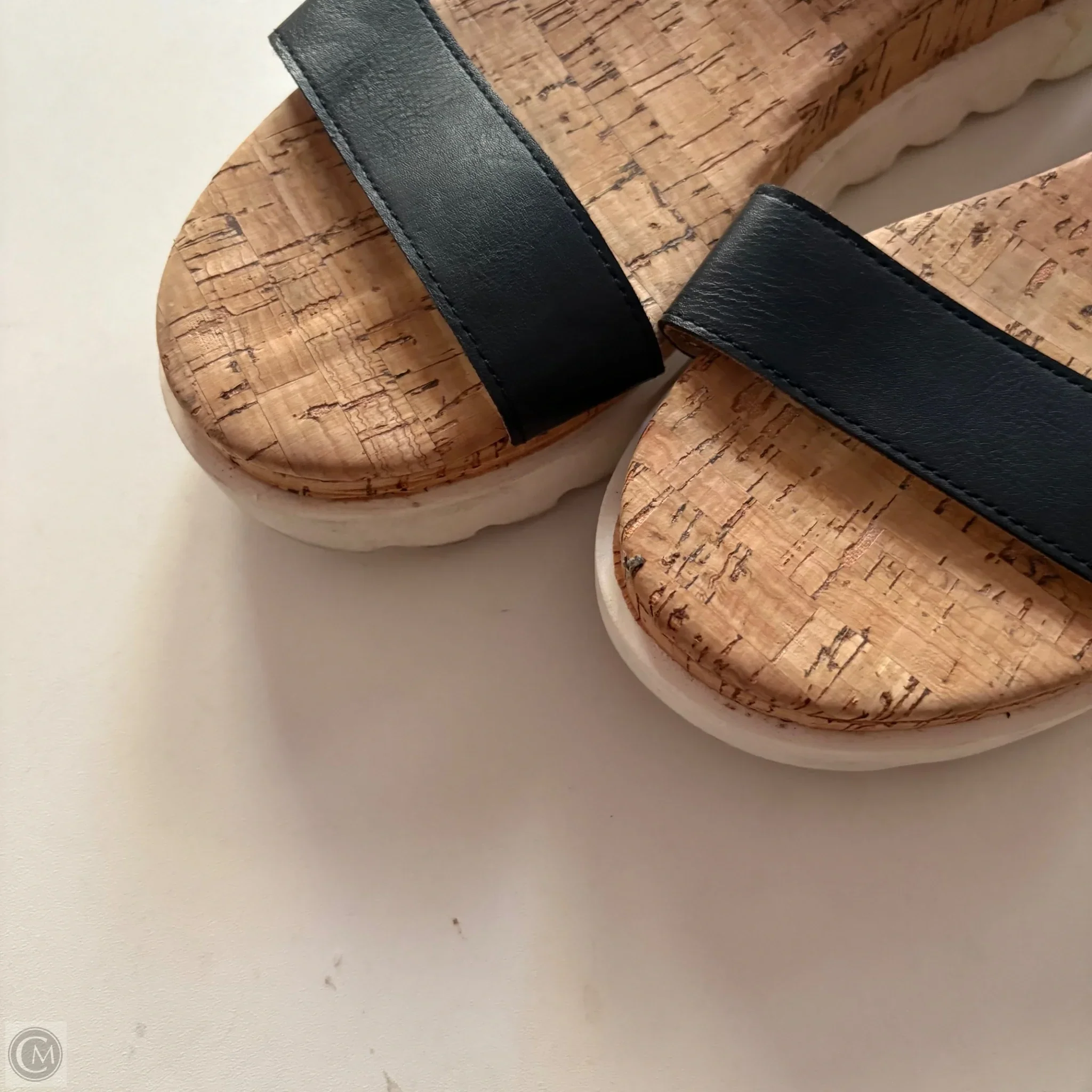 Sandals Heels Block By Sun & Stone In Black, Size: 8.5 - Image 2