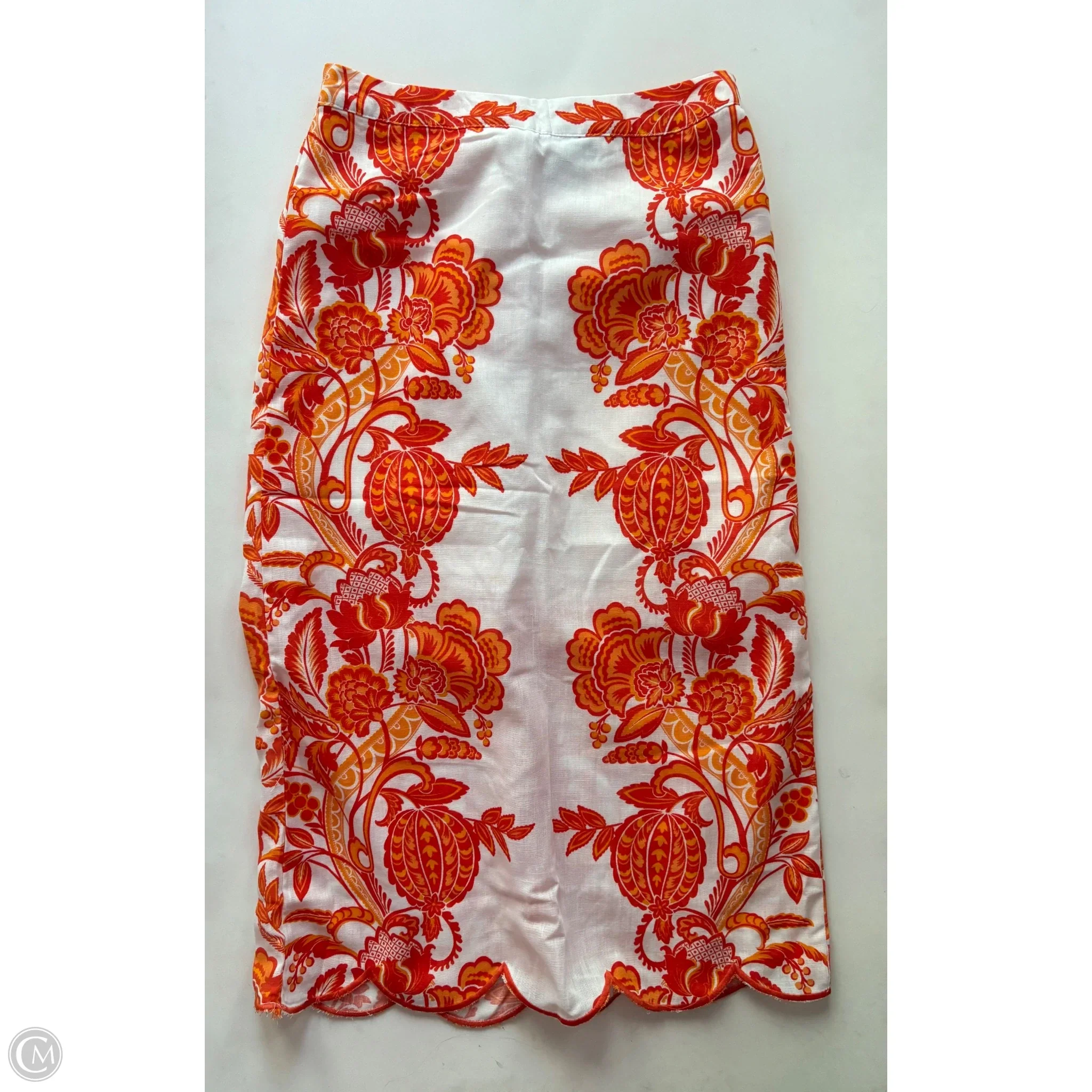 Skirt Maxi By Cato In Orange, Size: 4 - Image 1