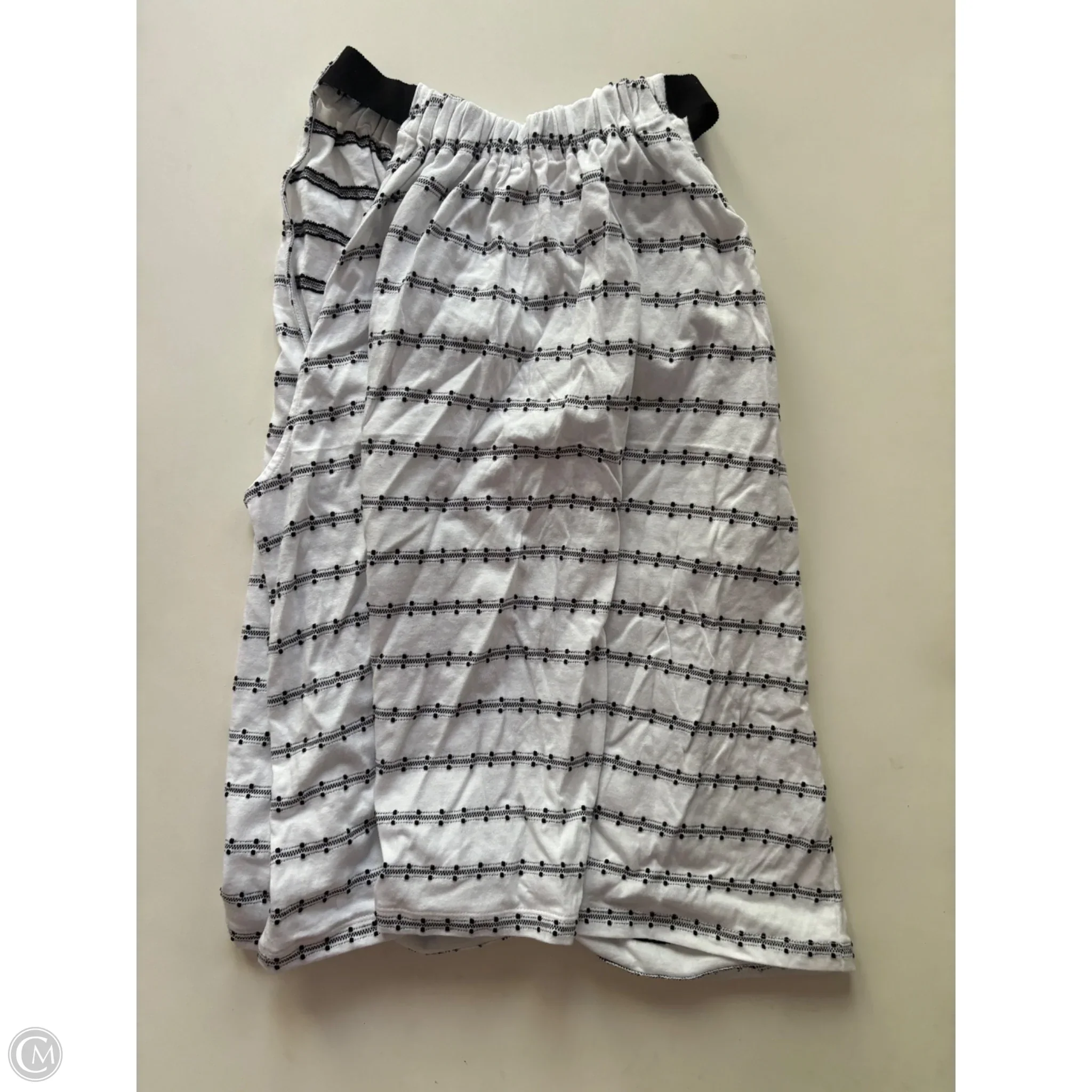 Tank Top By Loft In Black & White, Size: 2x - Image 1