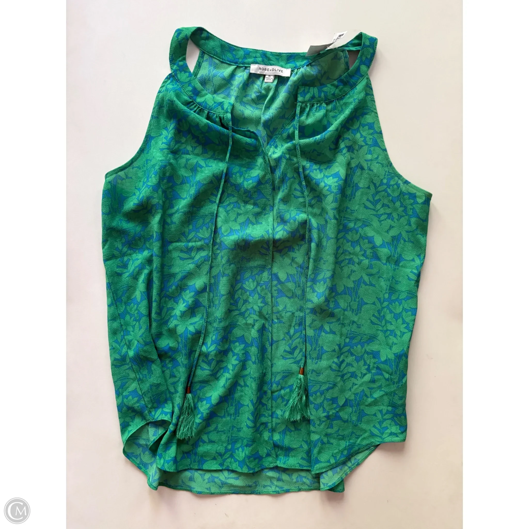 Blouse Long Sleeve By Rose And Olive In Multi-colored, Size: M - Image 1